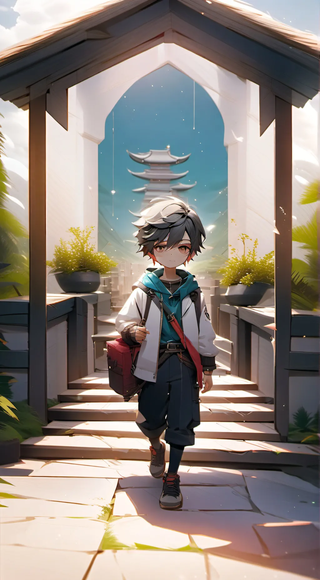 ai character: kira background