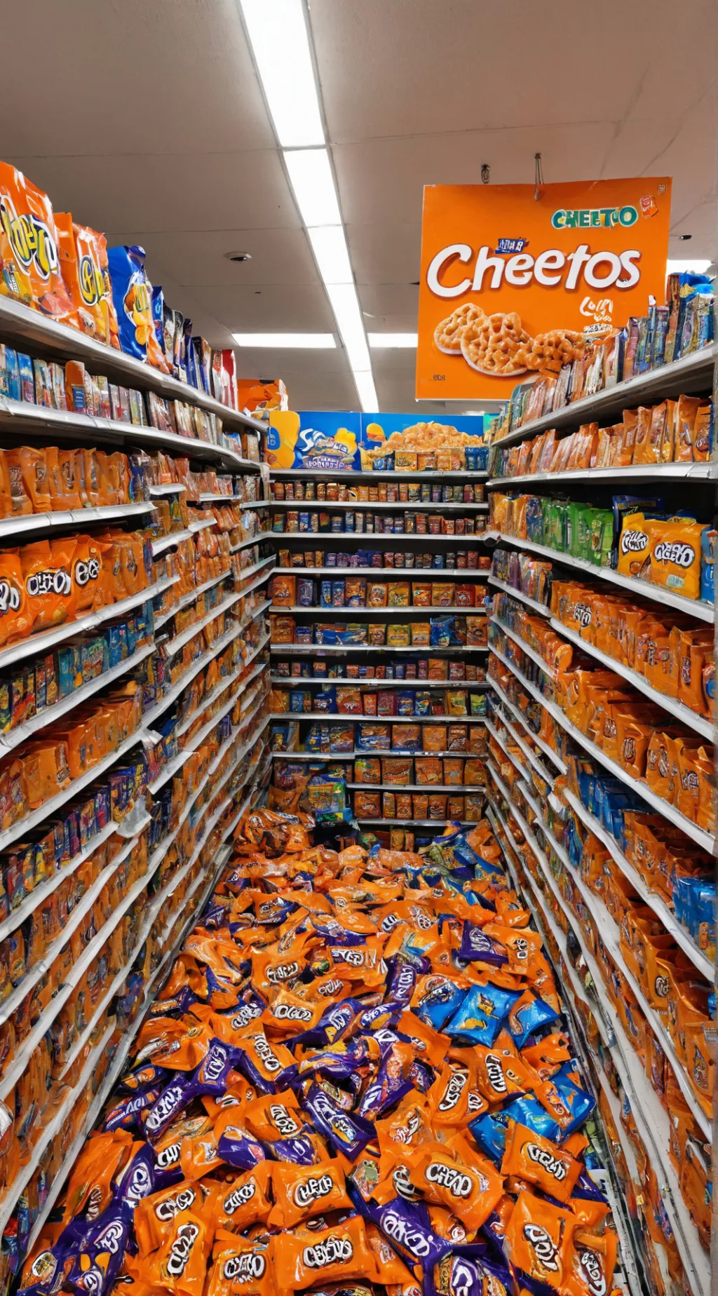 ai character: you are at store 5 background