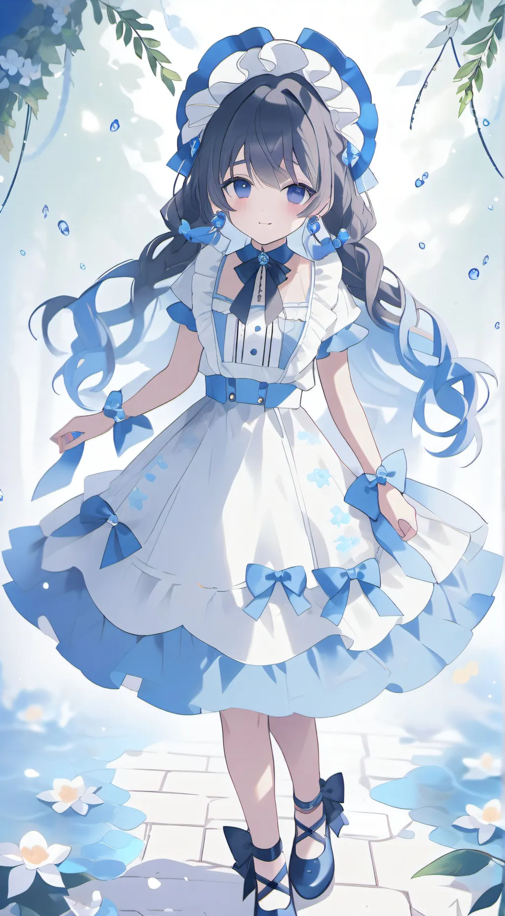 ai character: miko sad background