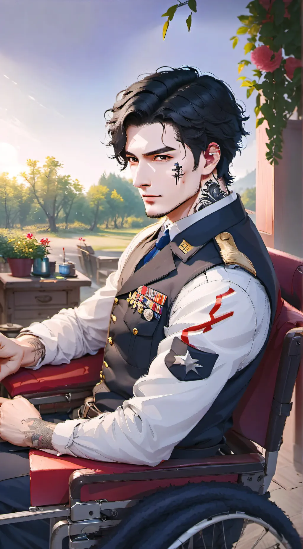 ai character: Zander Blackwood background