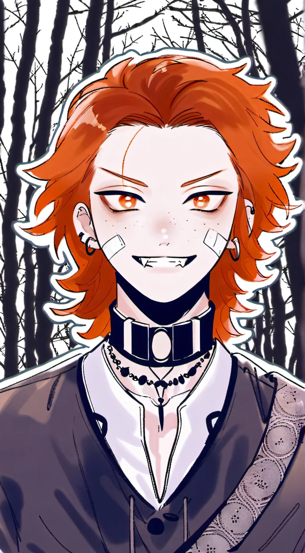 ai character: Clay..🫆 background