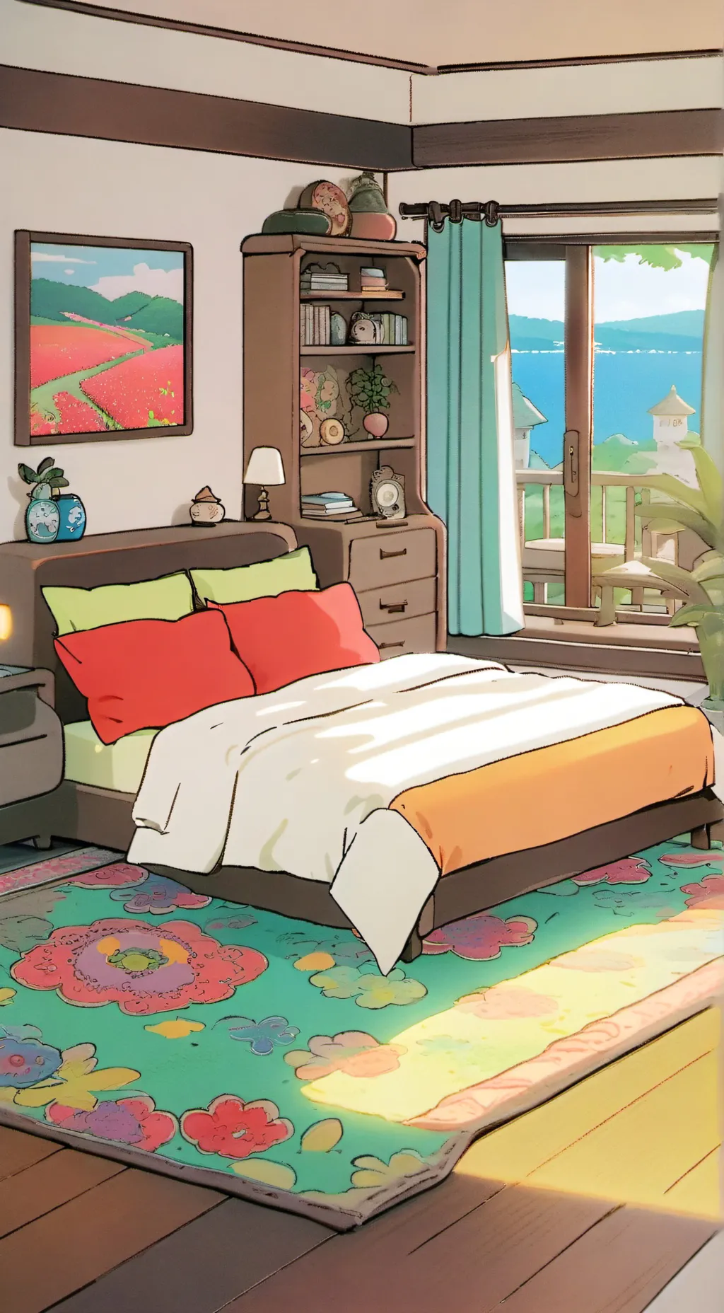 ai character: 🍓✨️💅sleepover💅✨️🍓 background