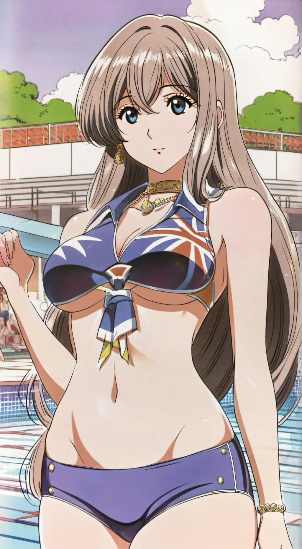 ai character: Really x2 tall GF background