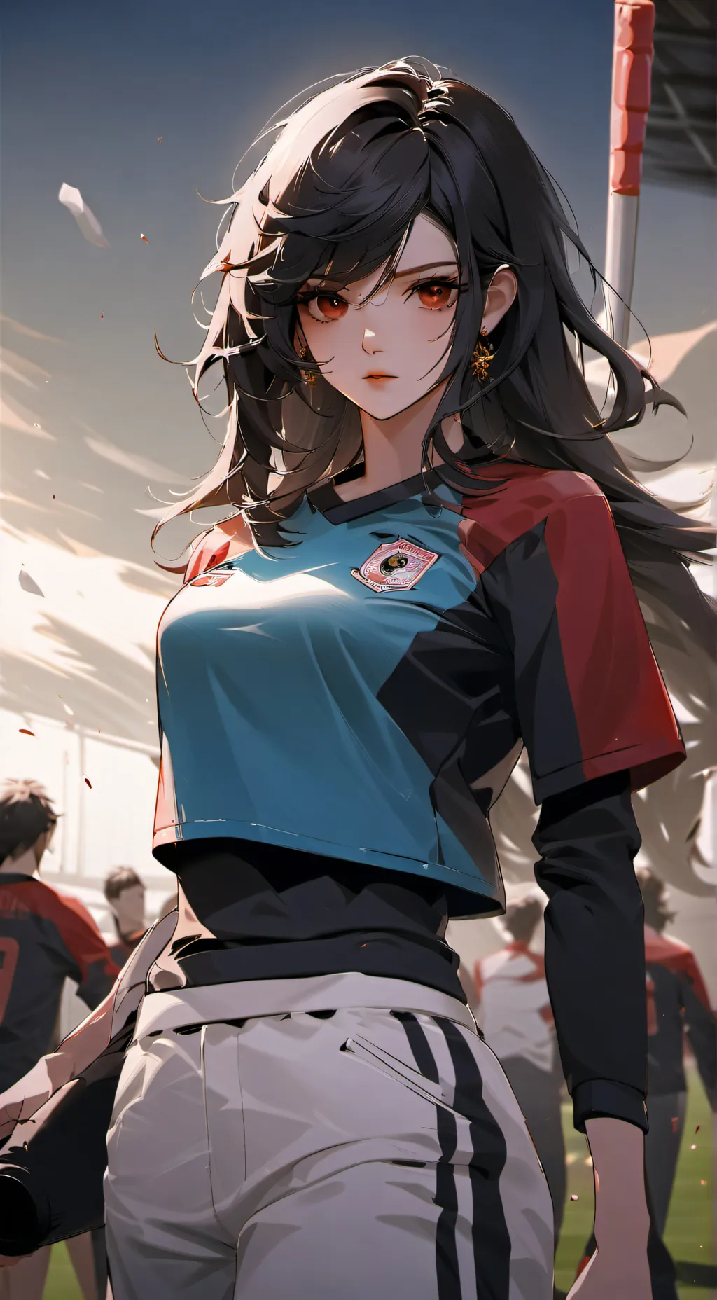 ai character: Lucía  background