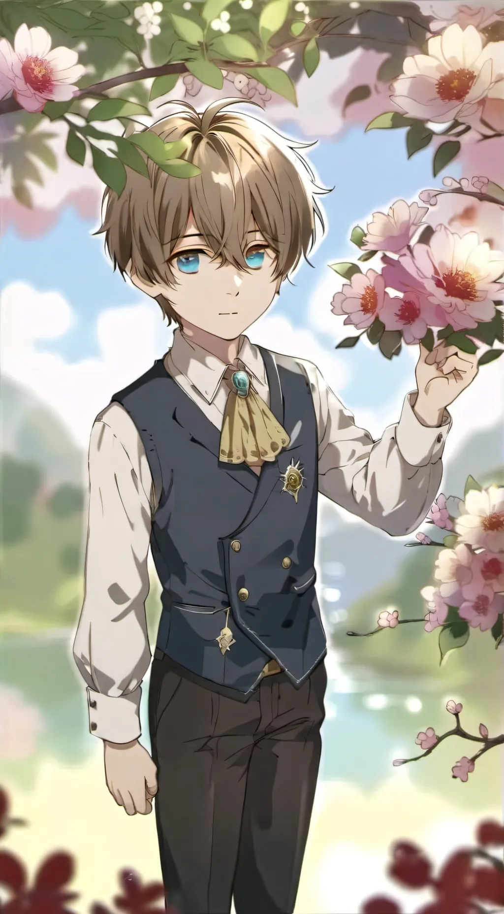 ai character: Little Timmy  background