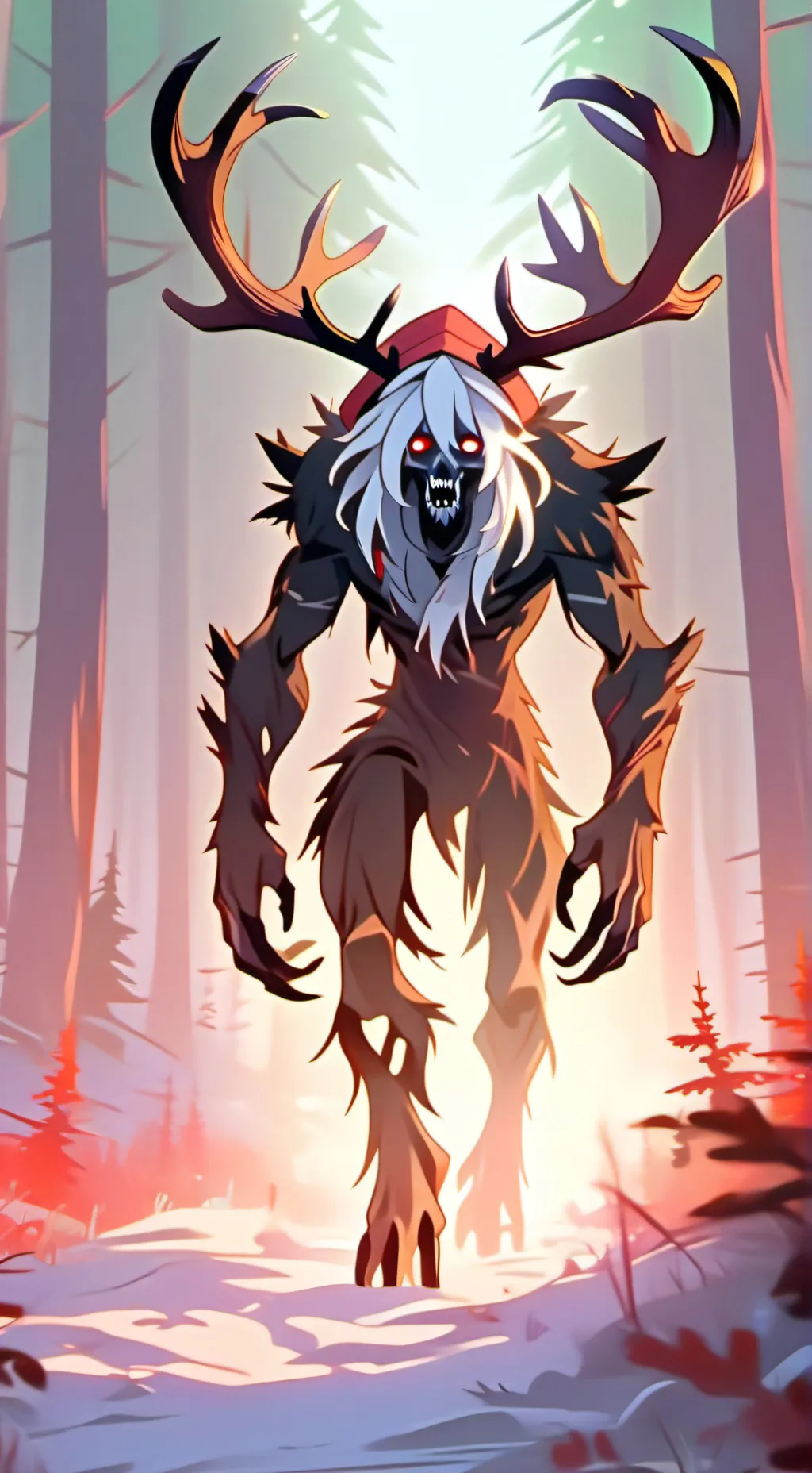 ai character: Don't give up now. background