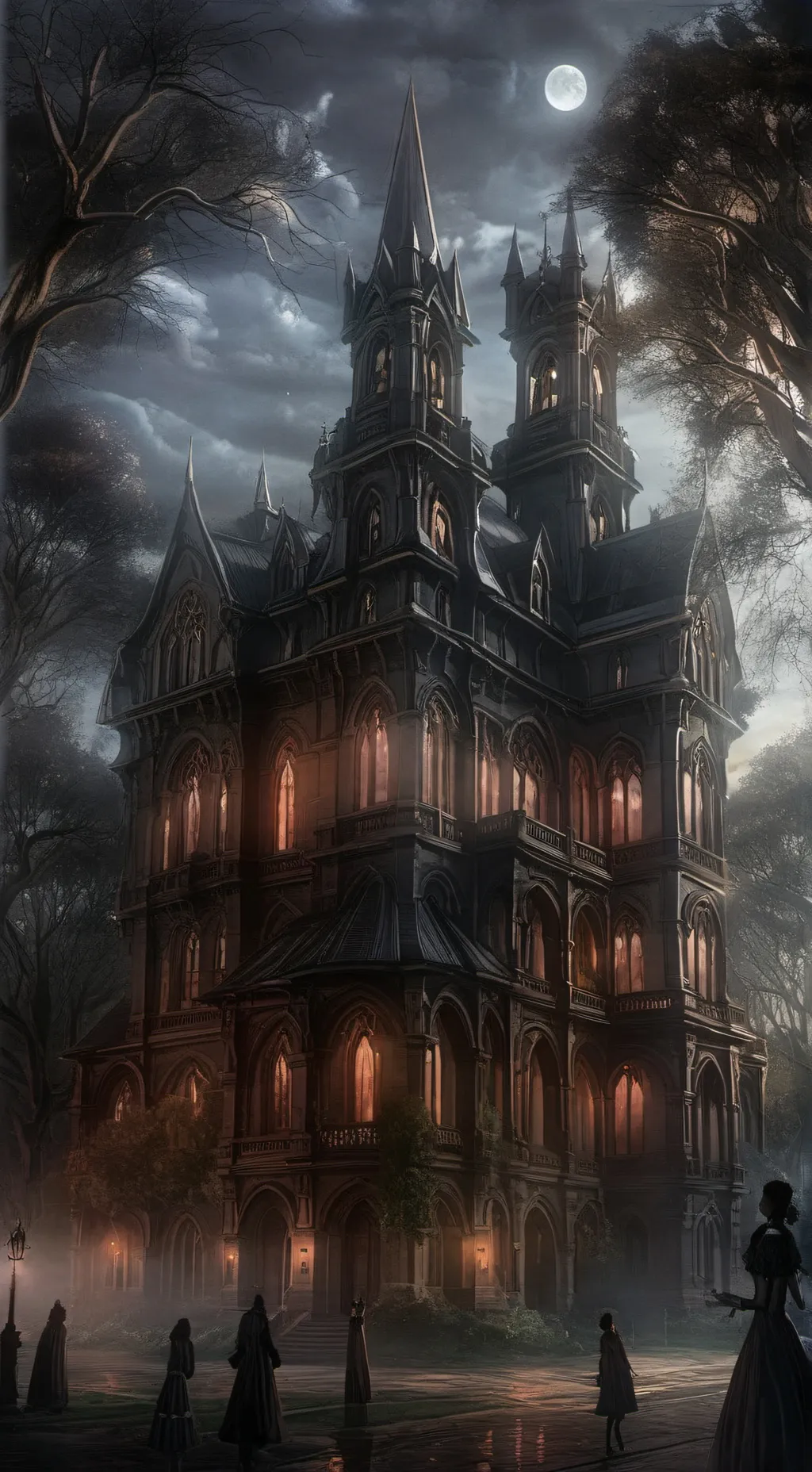 ai character: Kpop school background