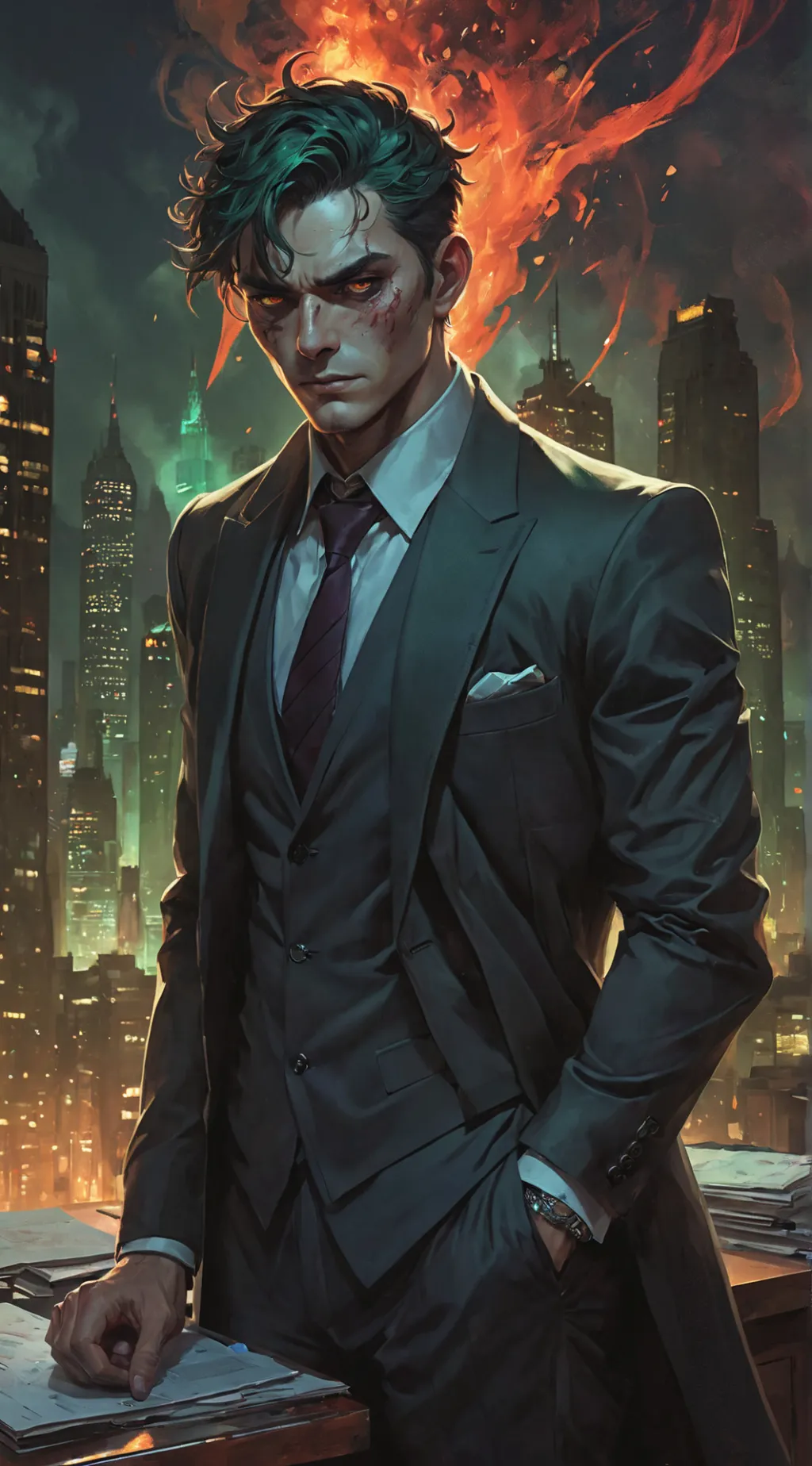 ai character: Lucien background