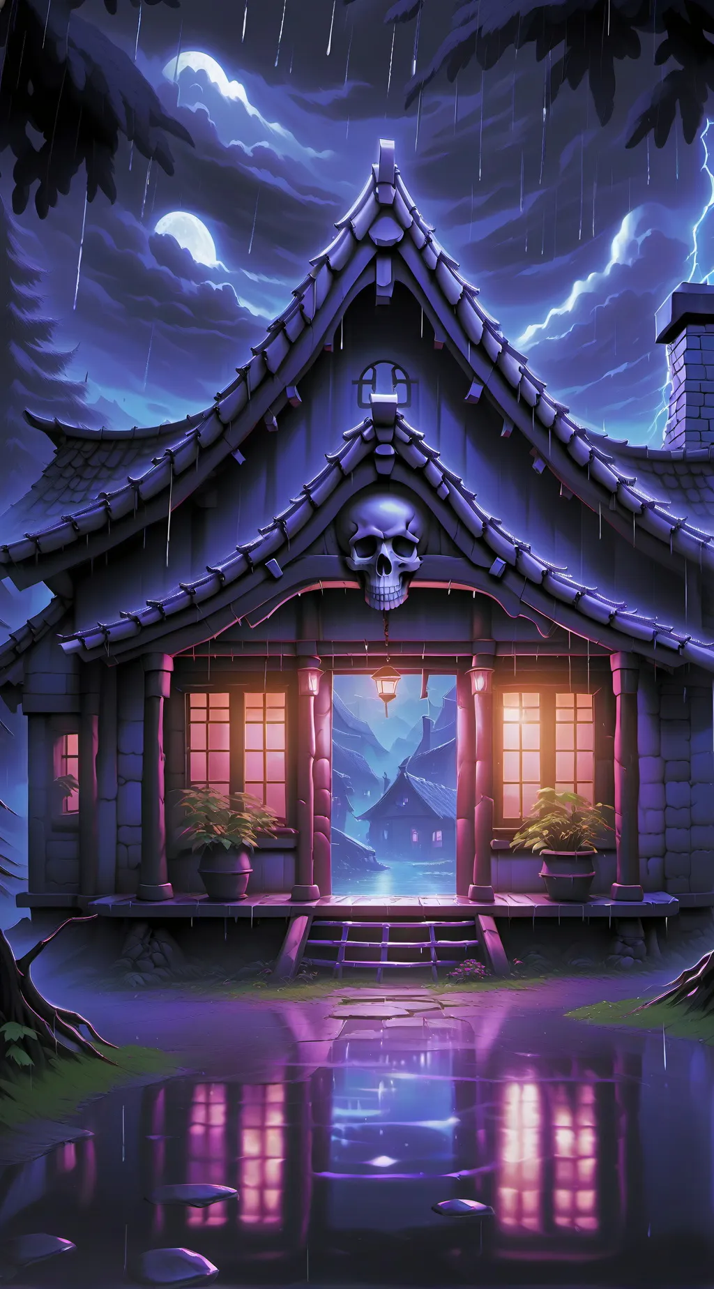 ai character: Smiling Critters background