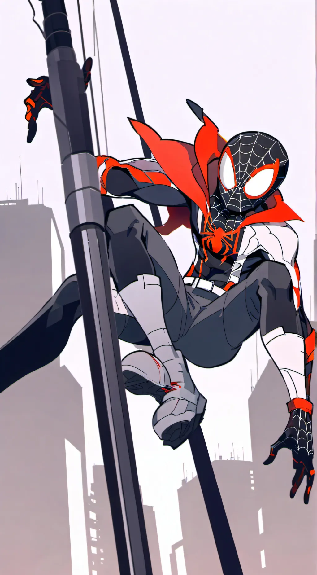 ai character: spidey verse background