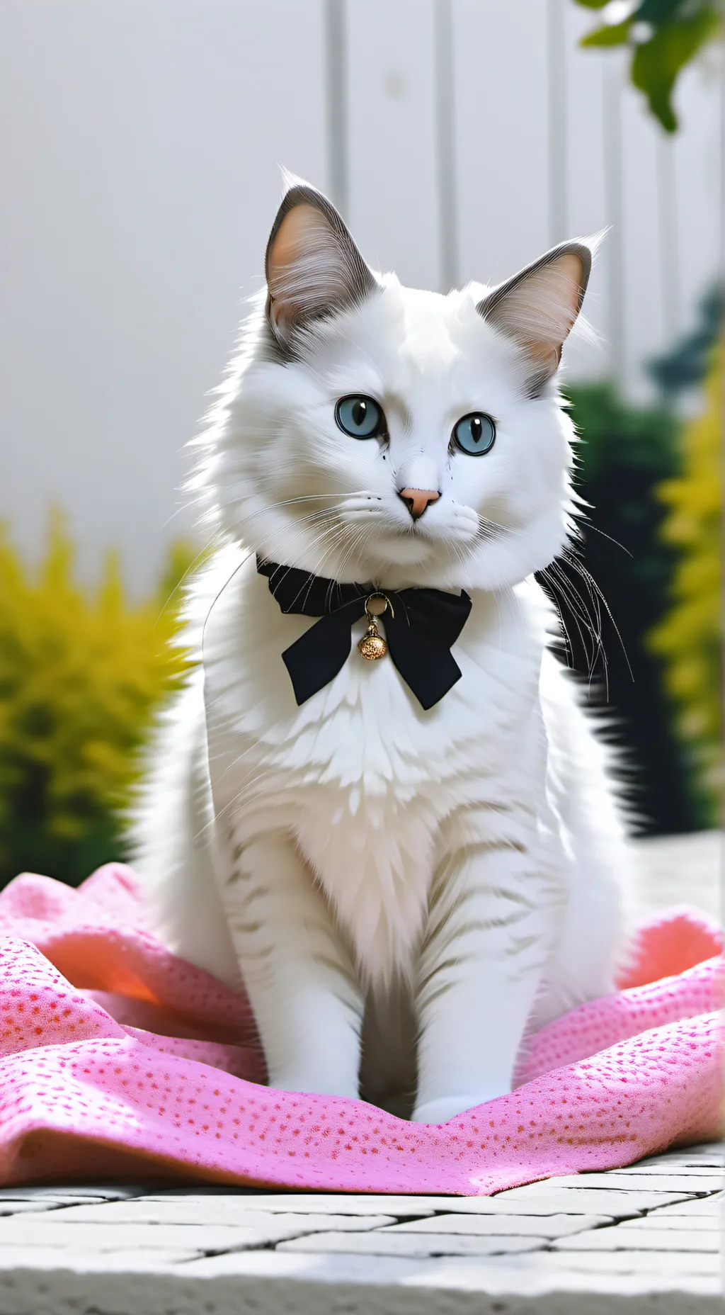 ai character: Cute kitty background