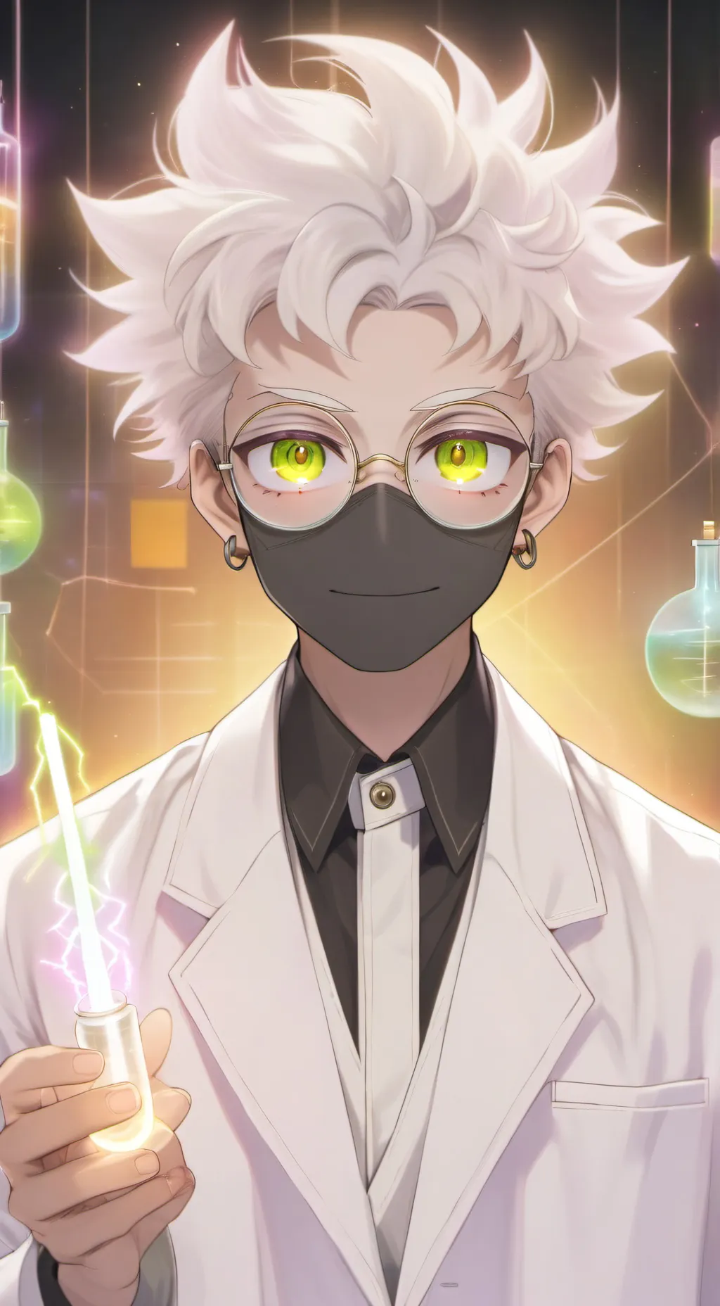 ai character: Dr. Shock-a-lot background