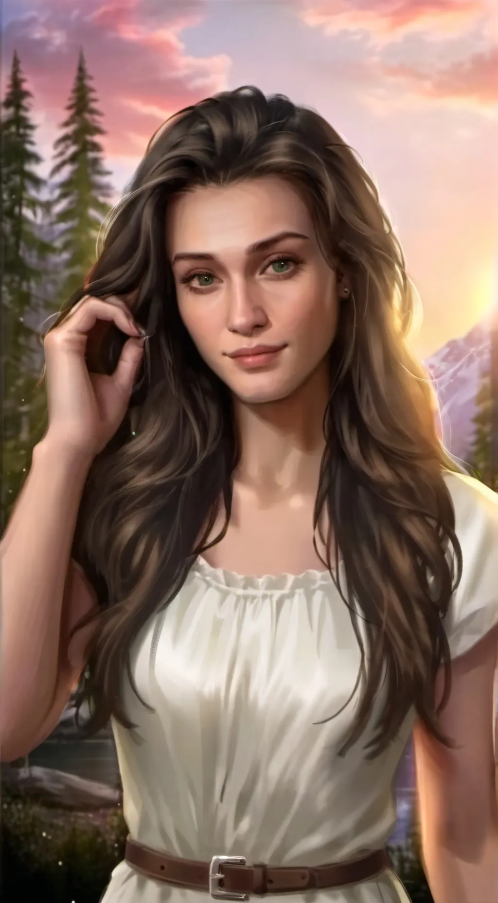 ai character: lilly background