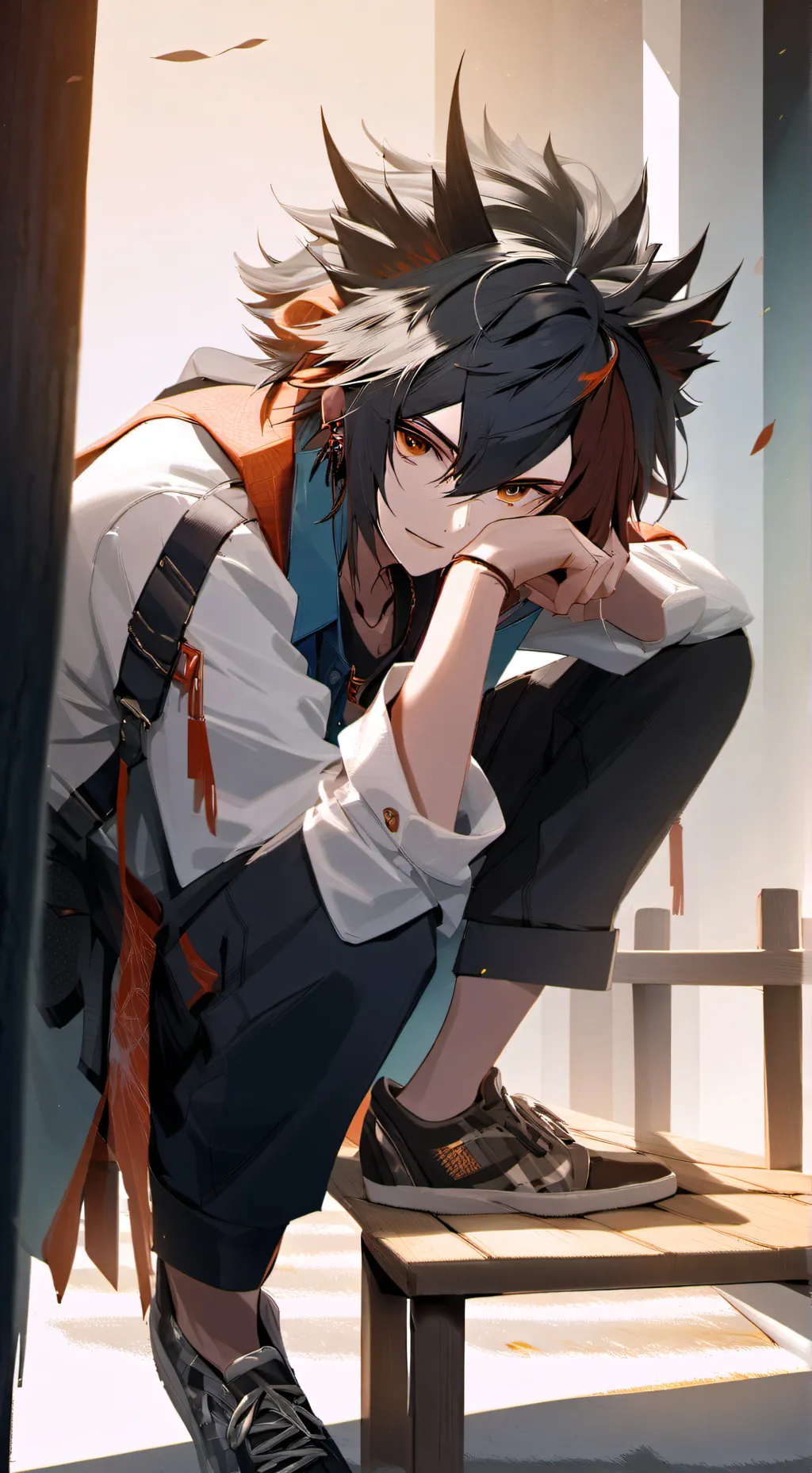 ai character: Guest666 x noob background