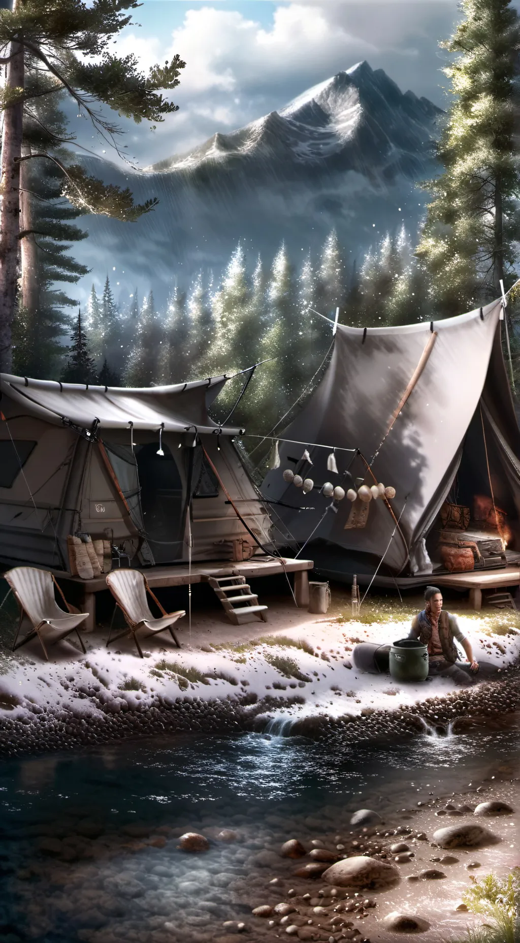 ai character: All camps background