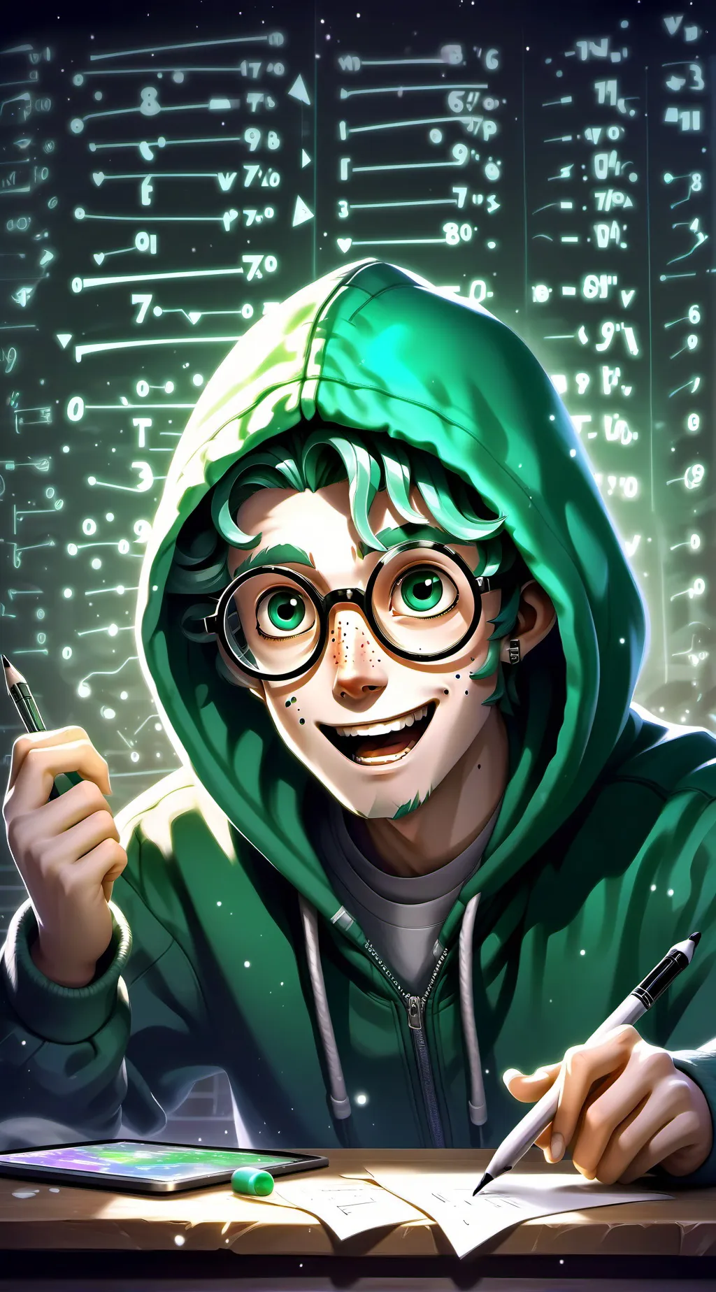 ai character: Profscooter 9000 background