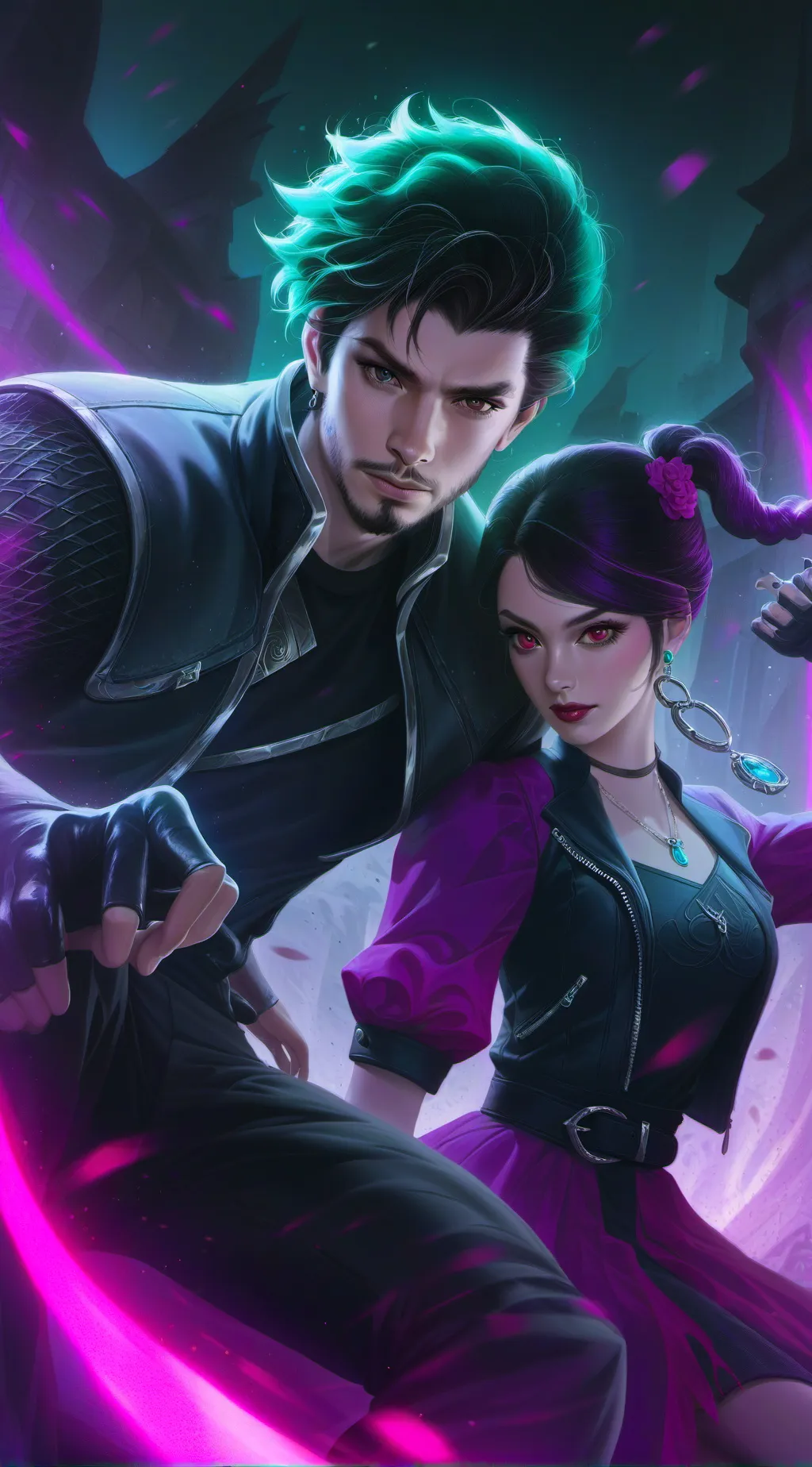 ai character: tu crush background