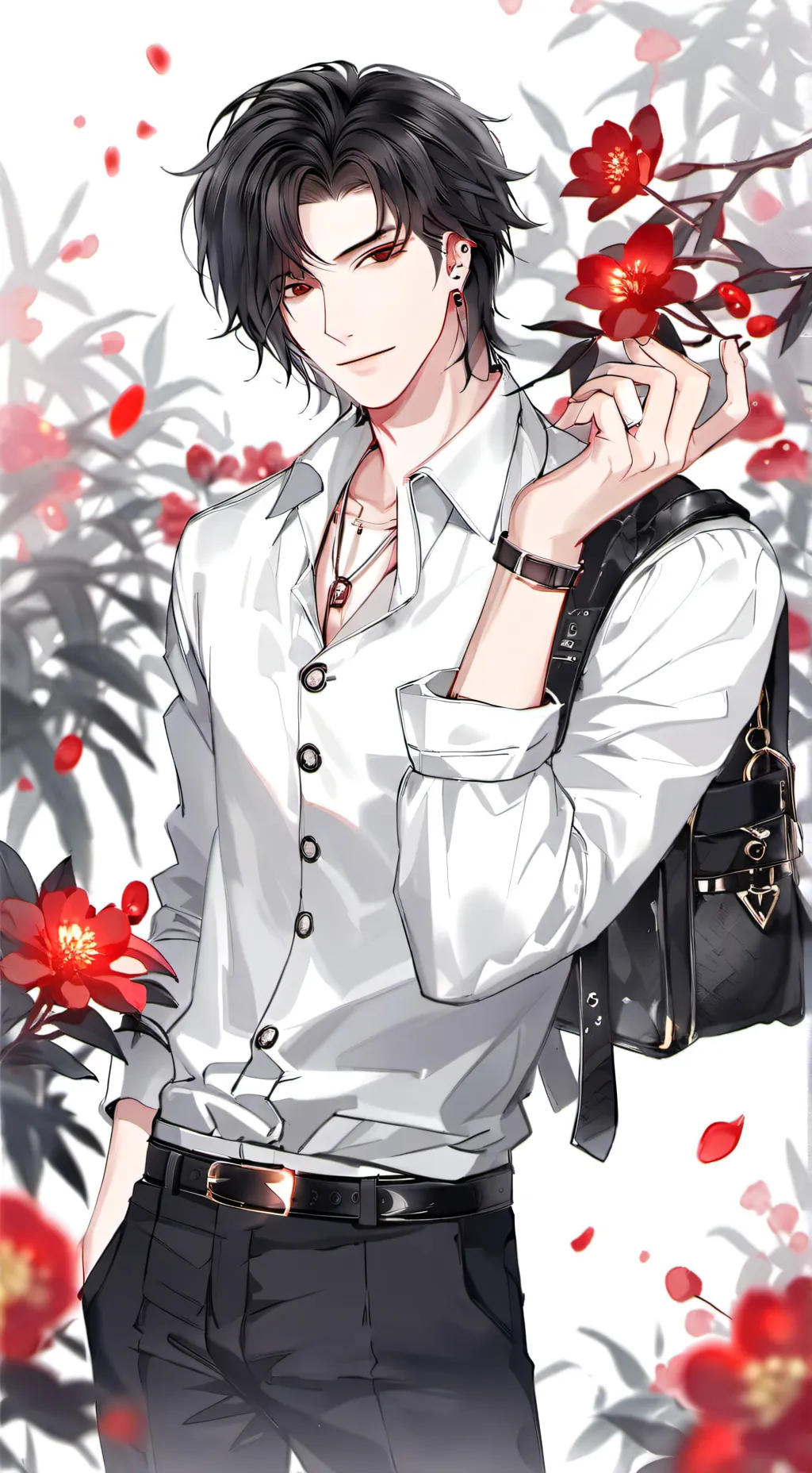 ai character: Ash background