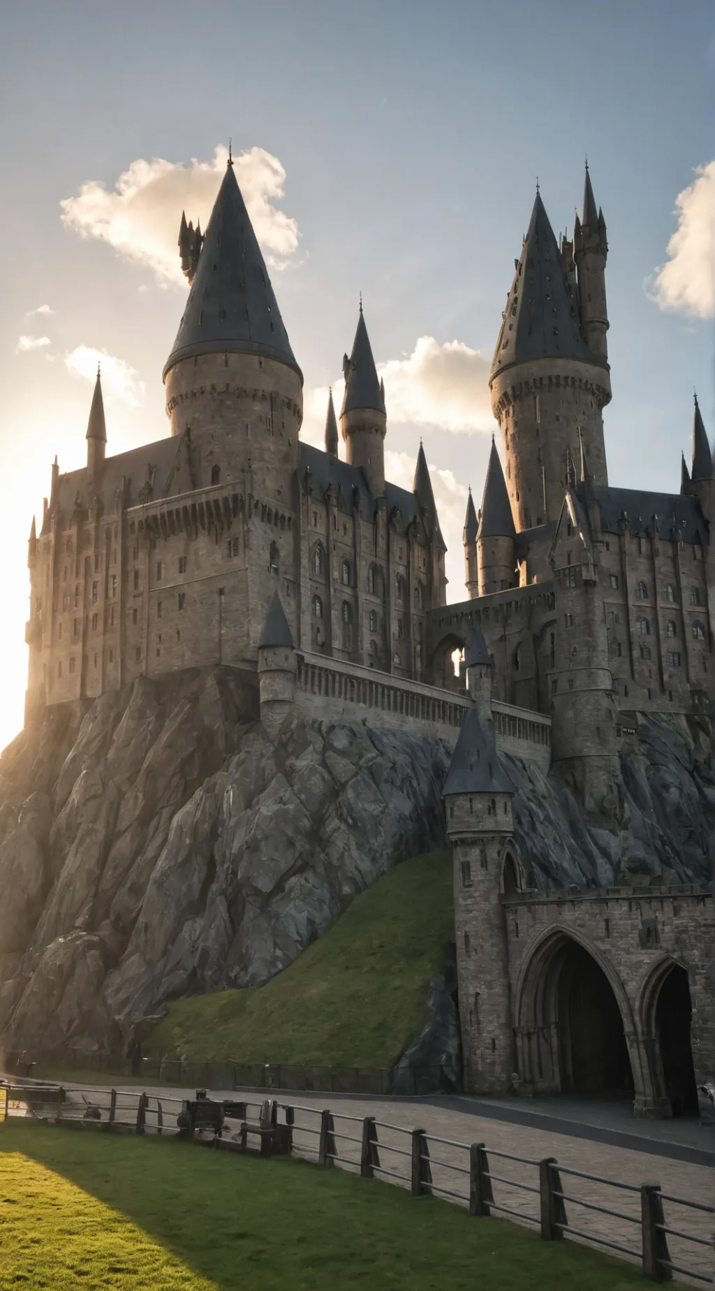 ai character: Hogwarts  background