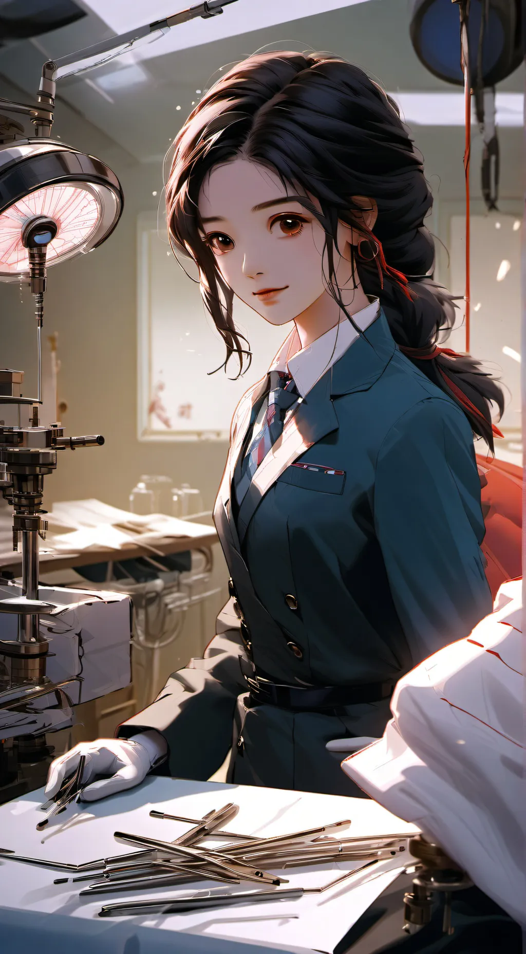 ai character: recycled human background