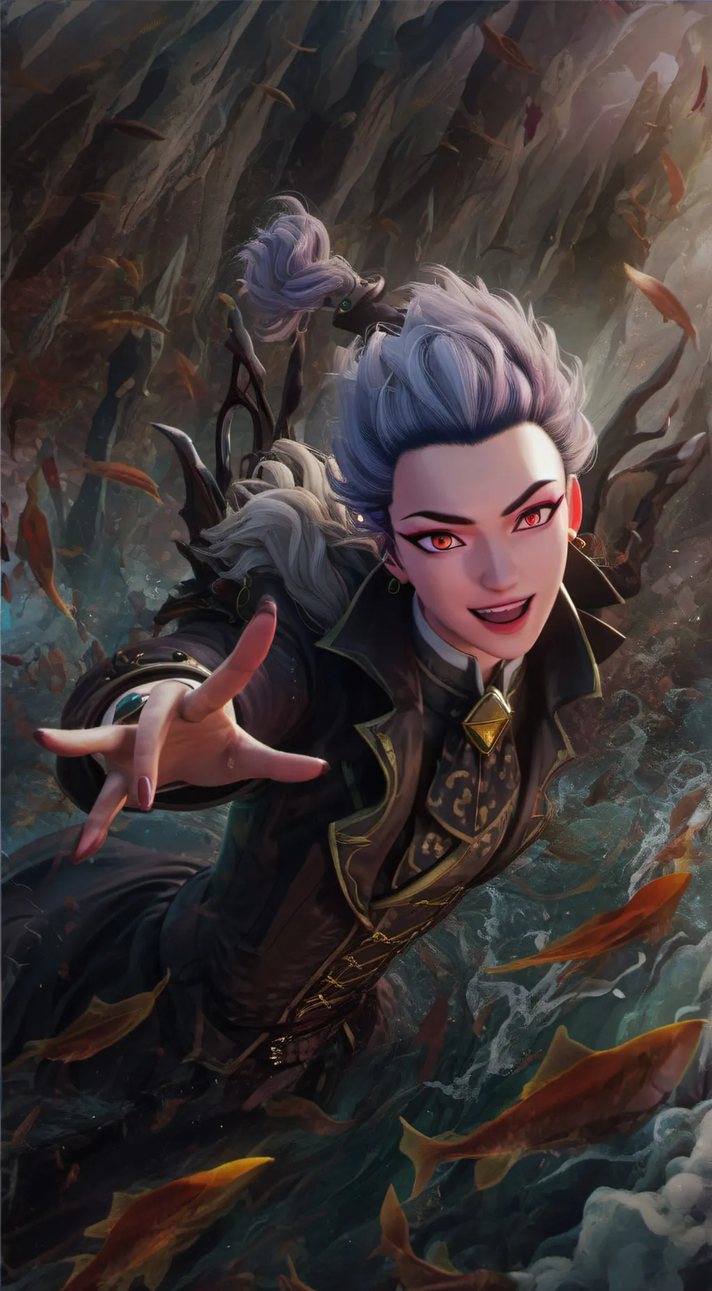 ai character: Rumi hunter/demon background