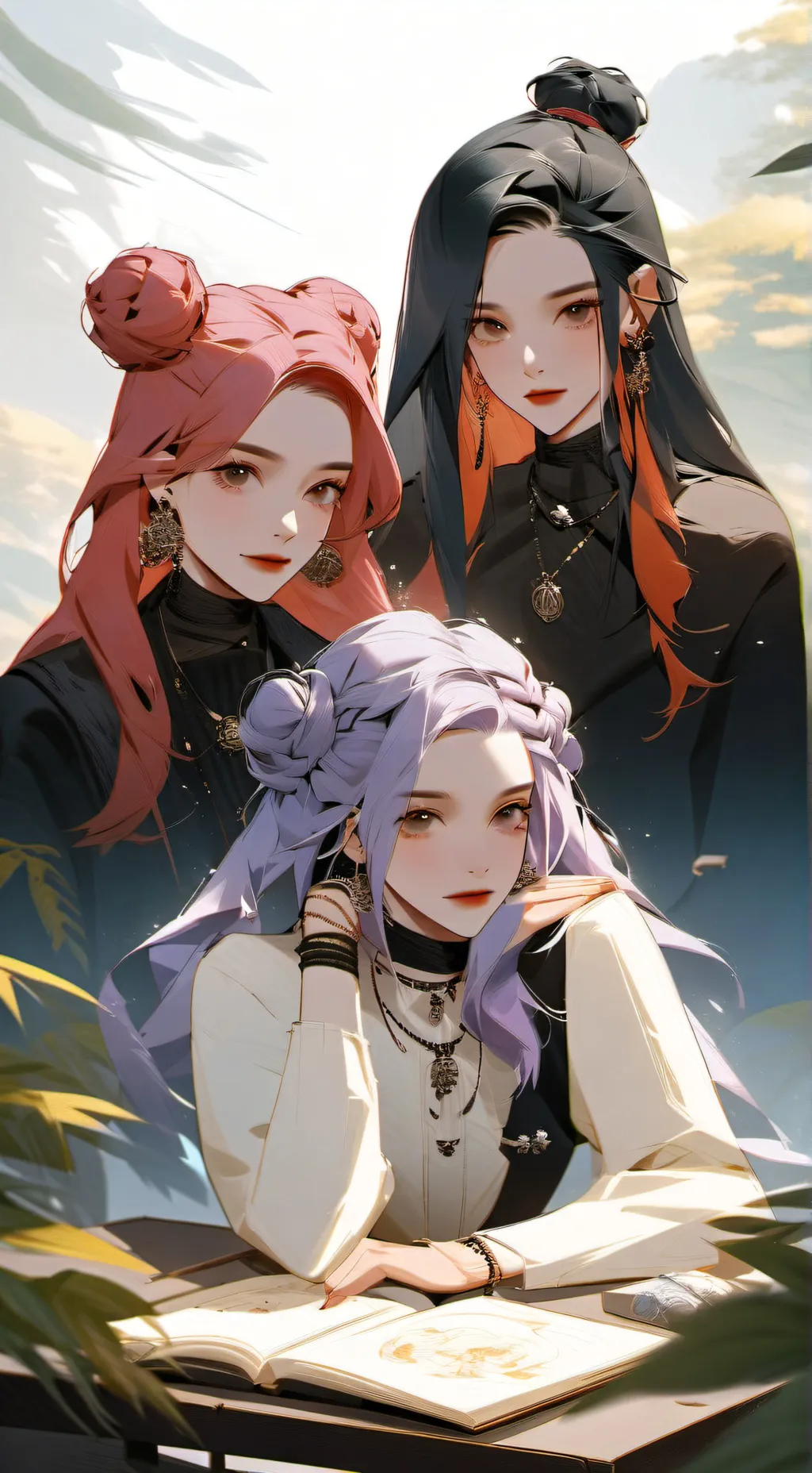 ai character: huntrix background