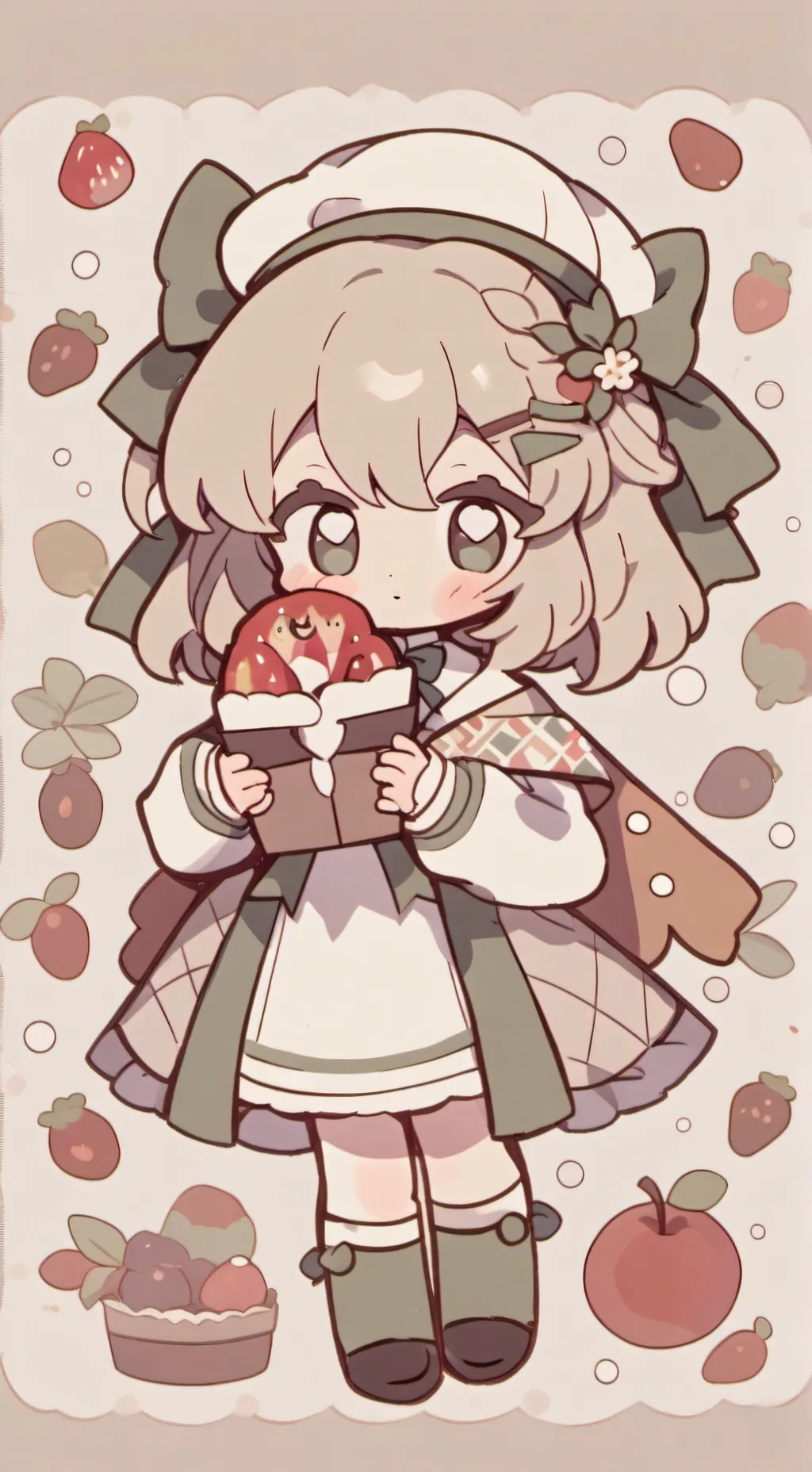 ai character: 🍓first meet🍰 background