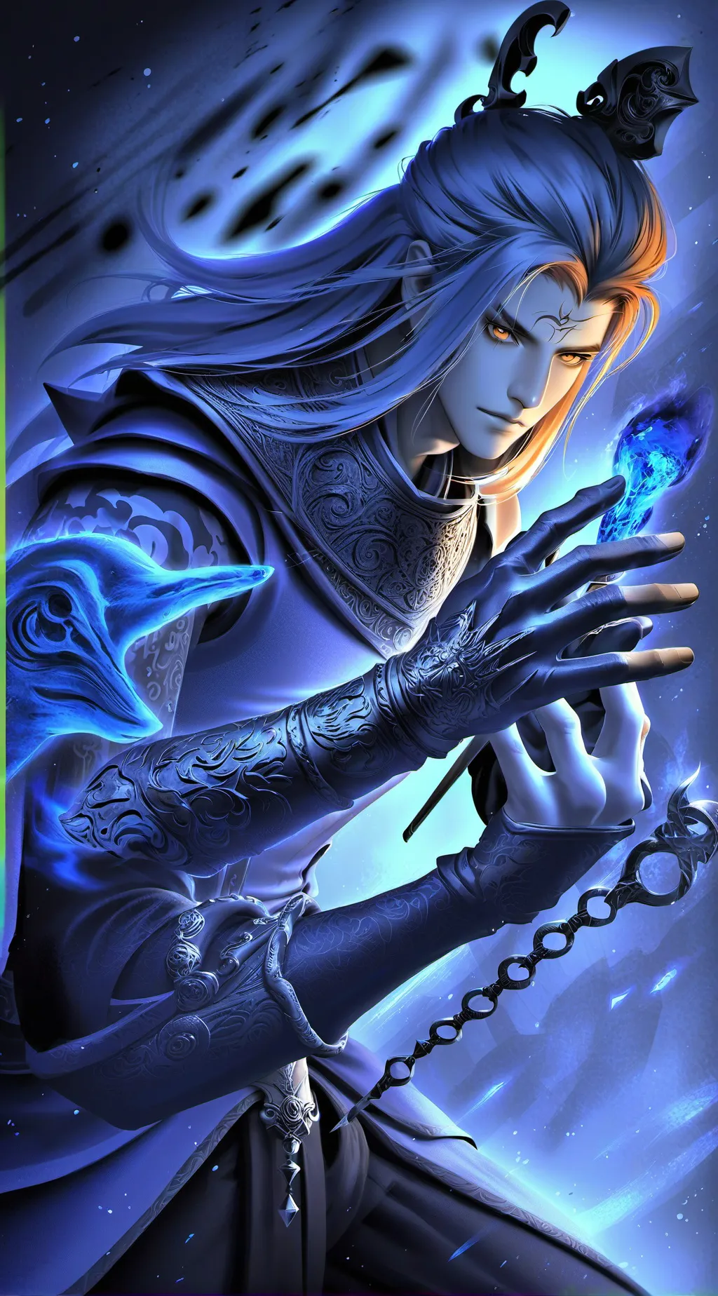 ai character: lucius the shadow background