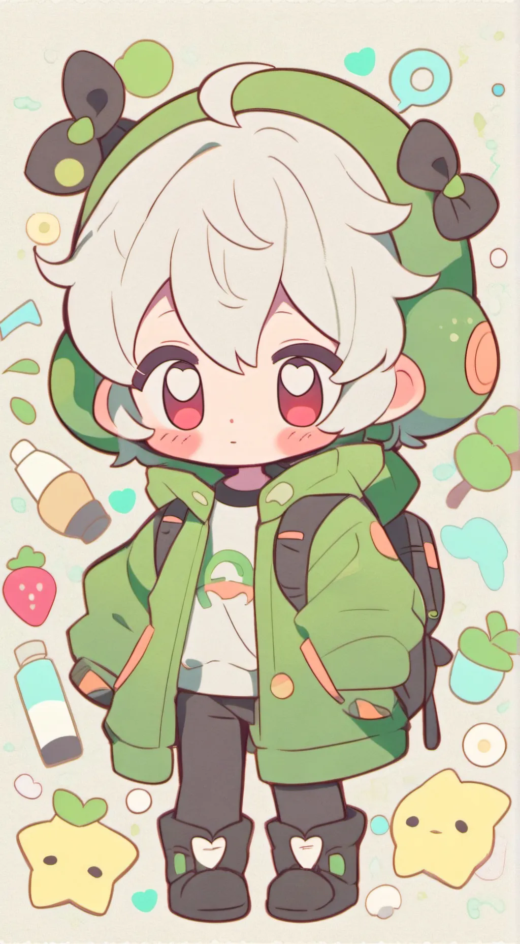 ai character: Greg & mable  background