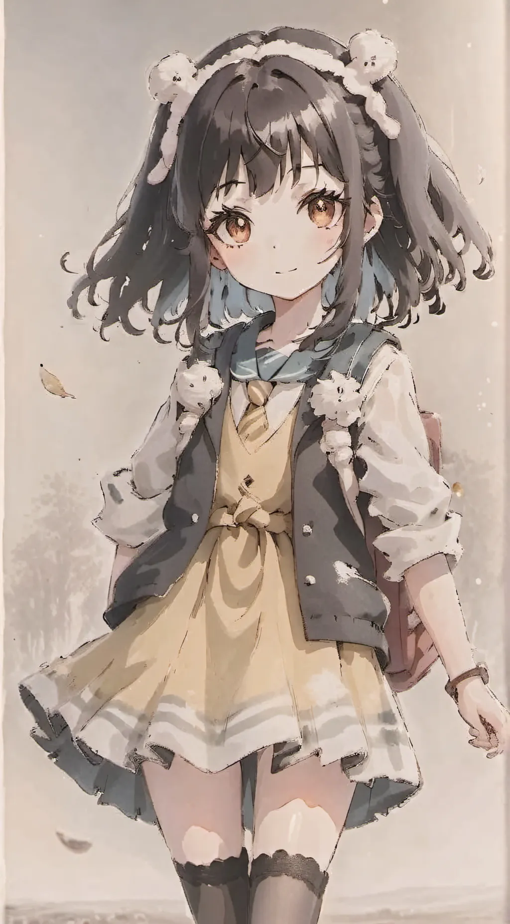 ai character: Amy  background