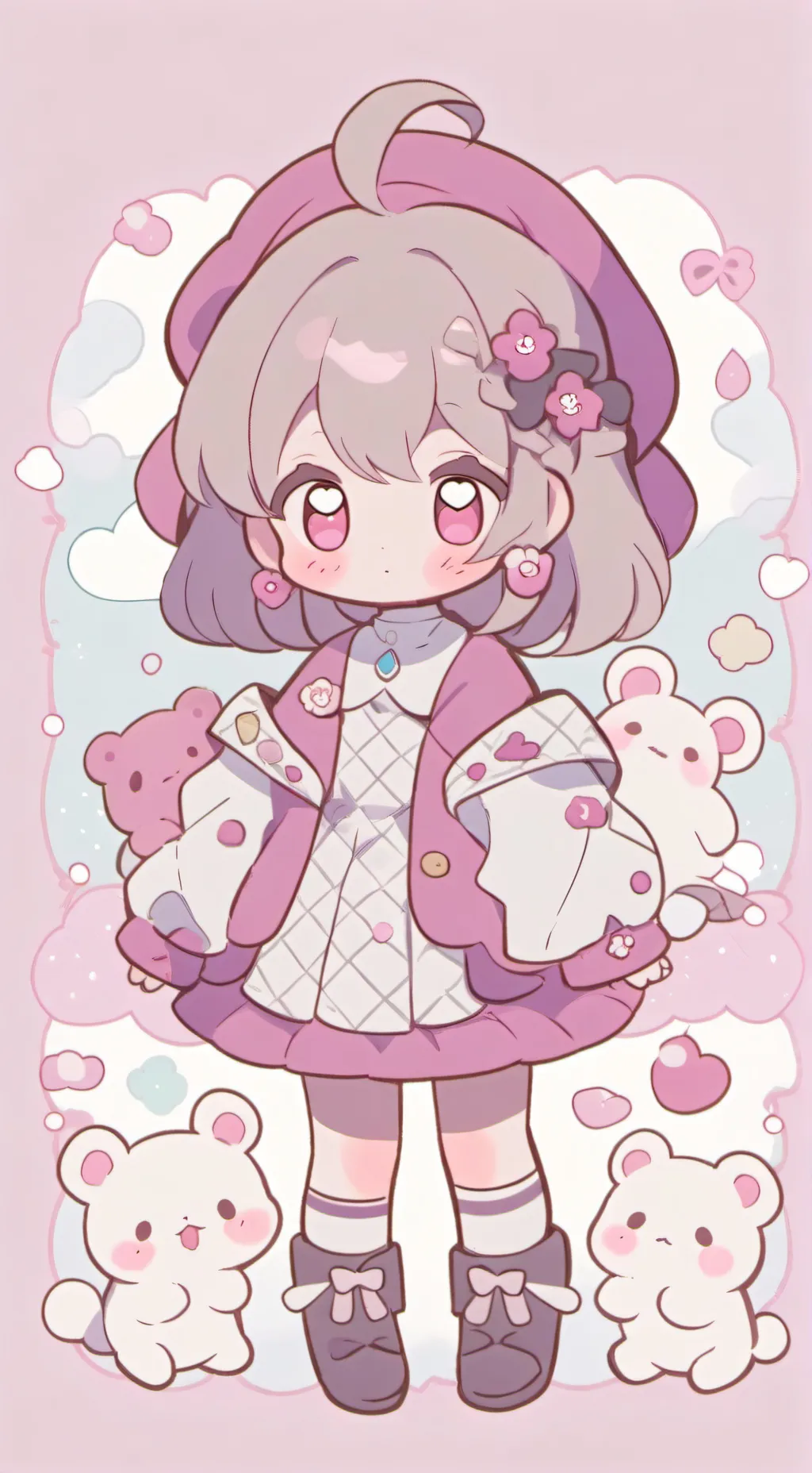 ai character: MHA à la piscine  background