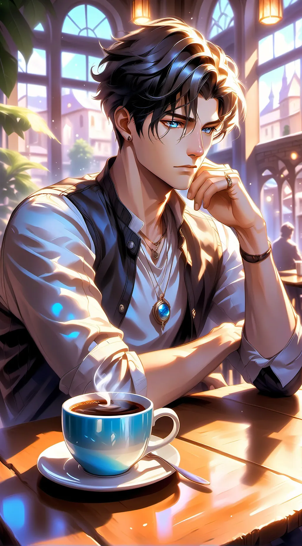 ai character: William  Ayter background