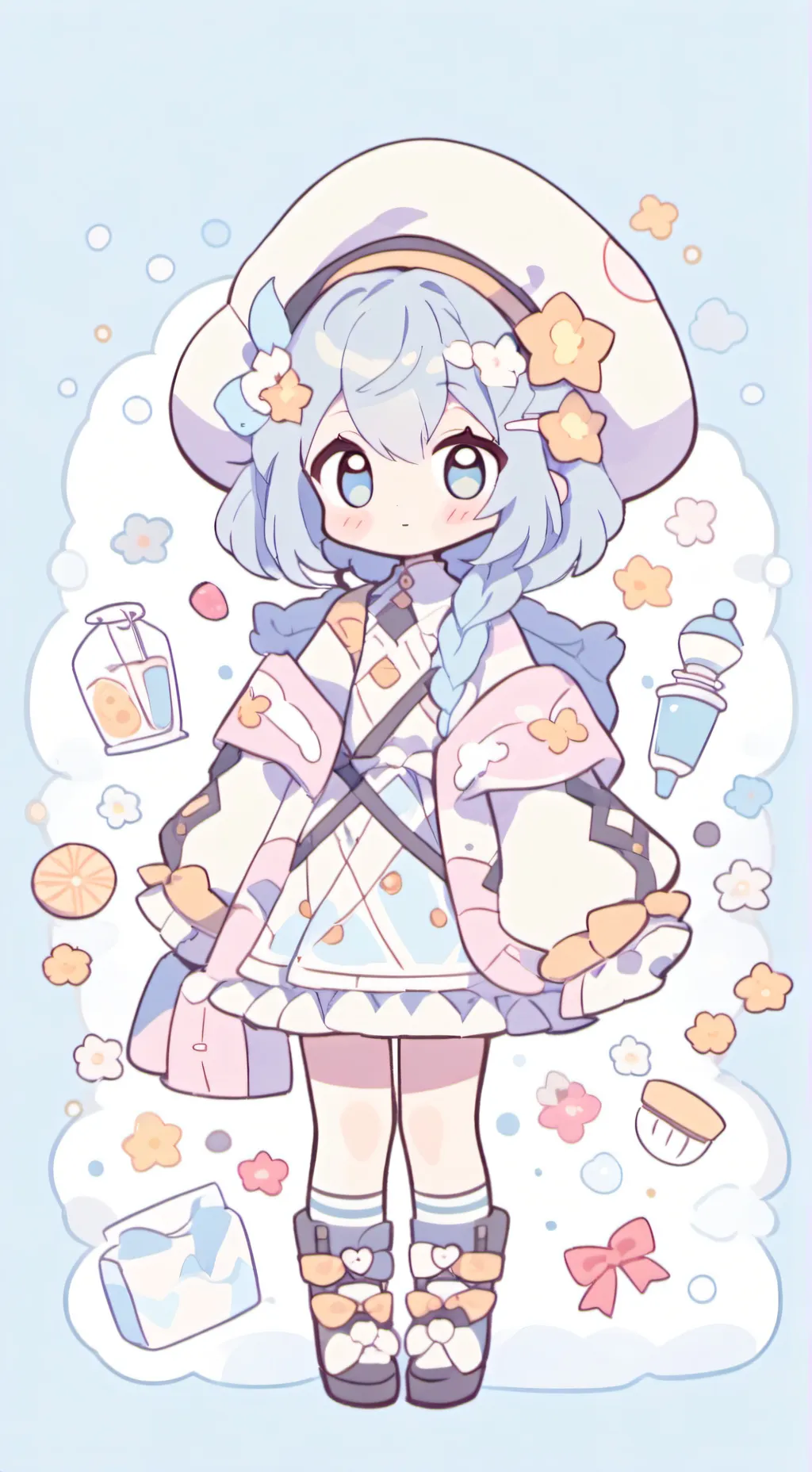 ai character: Luna background