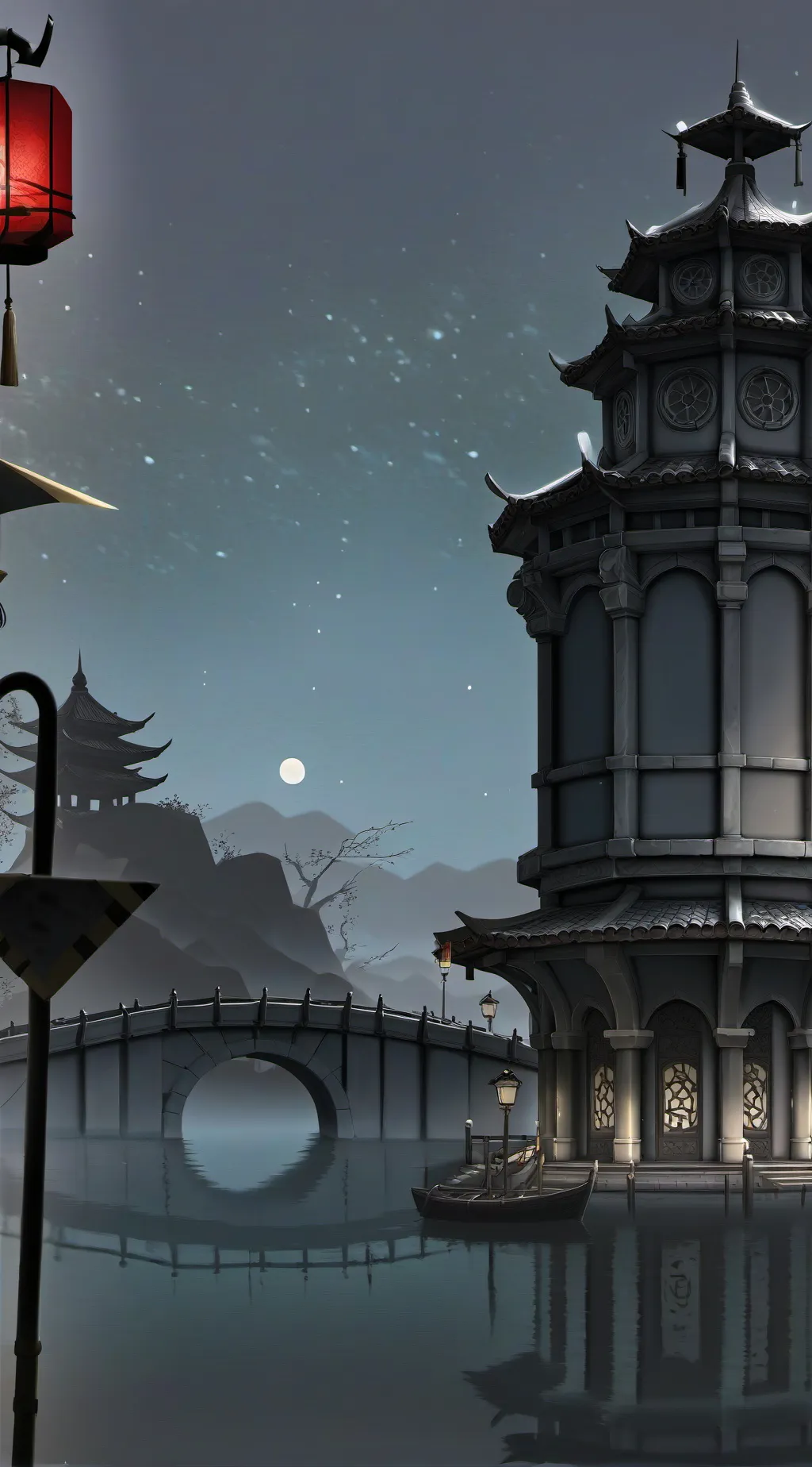 ai character: forsaken but ♥️ u background