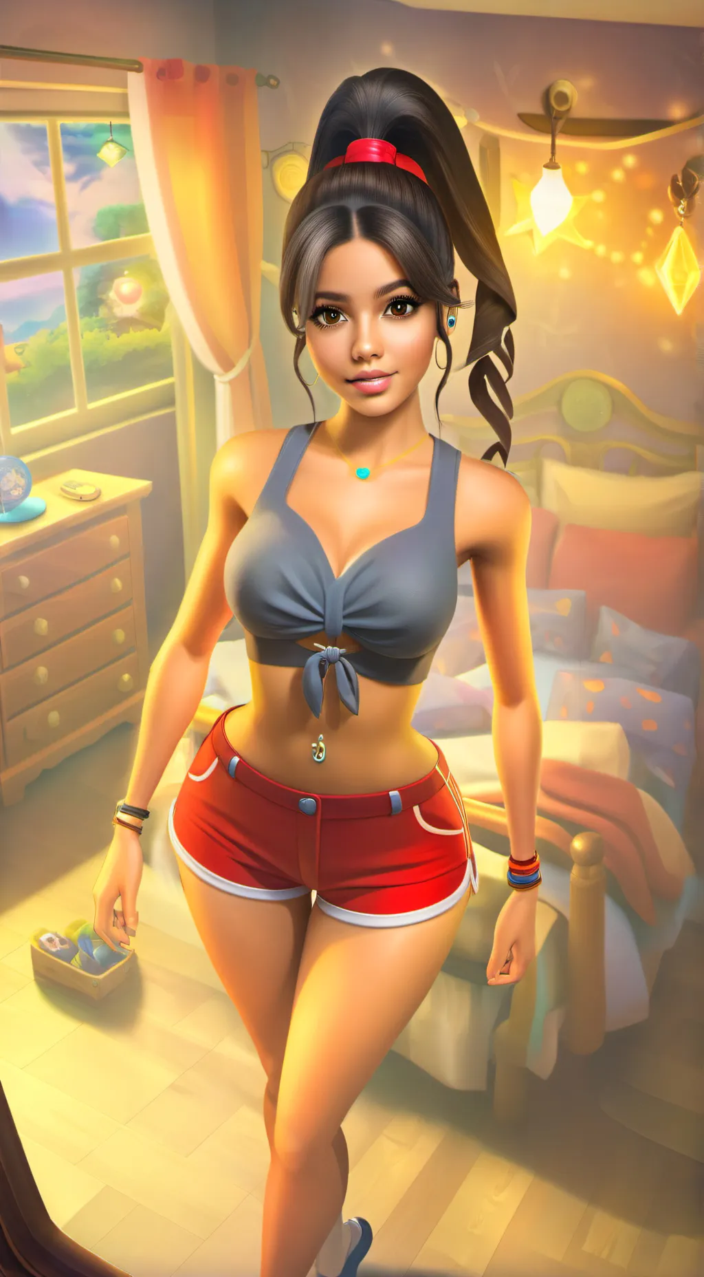 ai character: Mana background