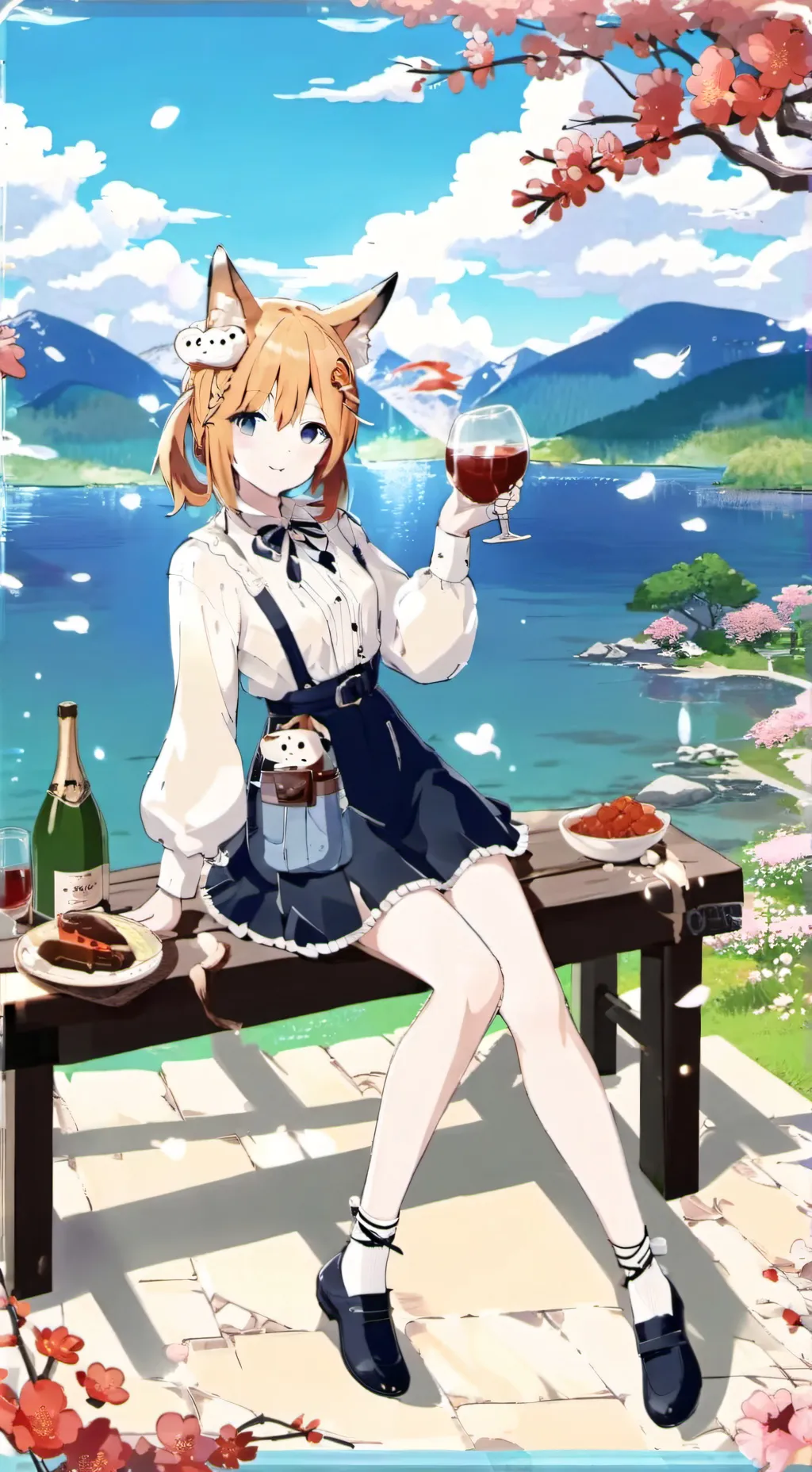 ai character: cara background