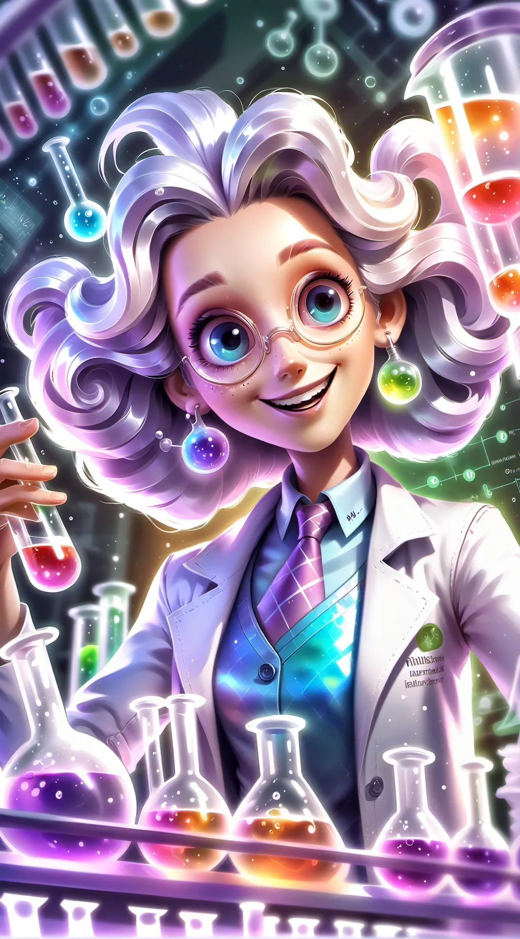 ai character: Dr. ChemiQueenz background