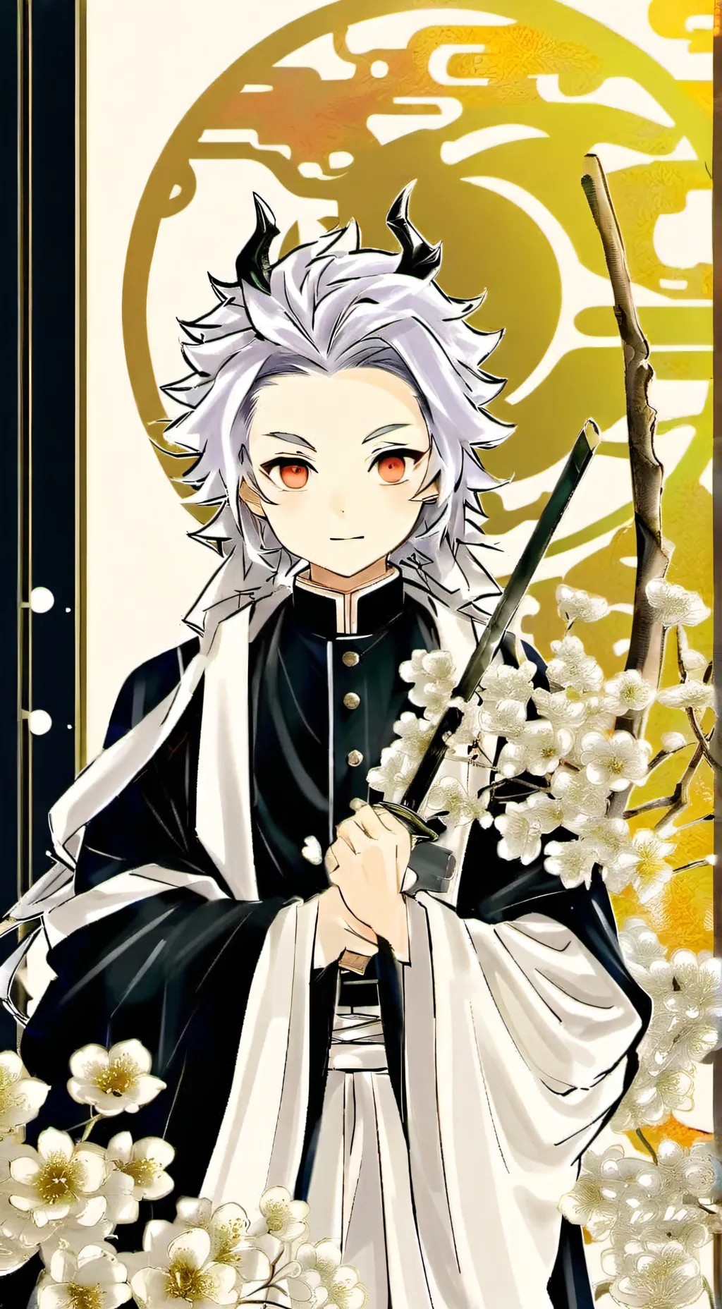 ai character: Demon slayer background