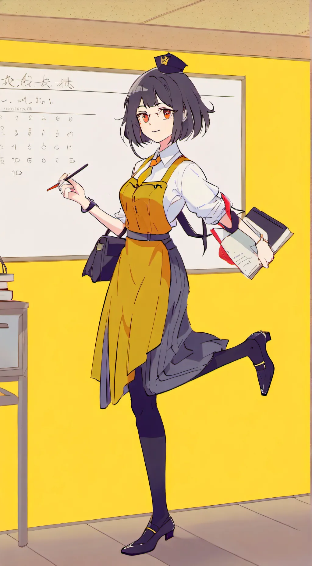 ai character: your teacher  background