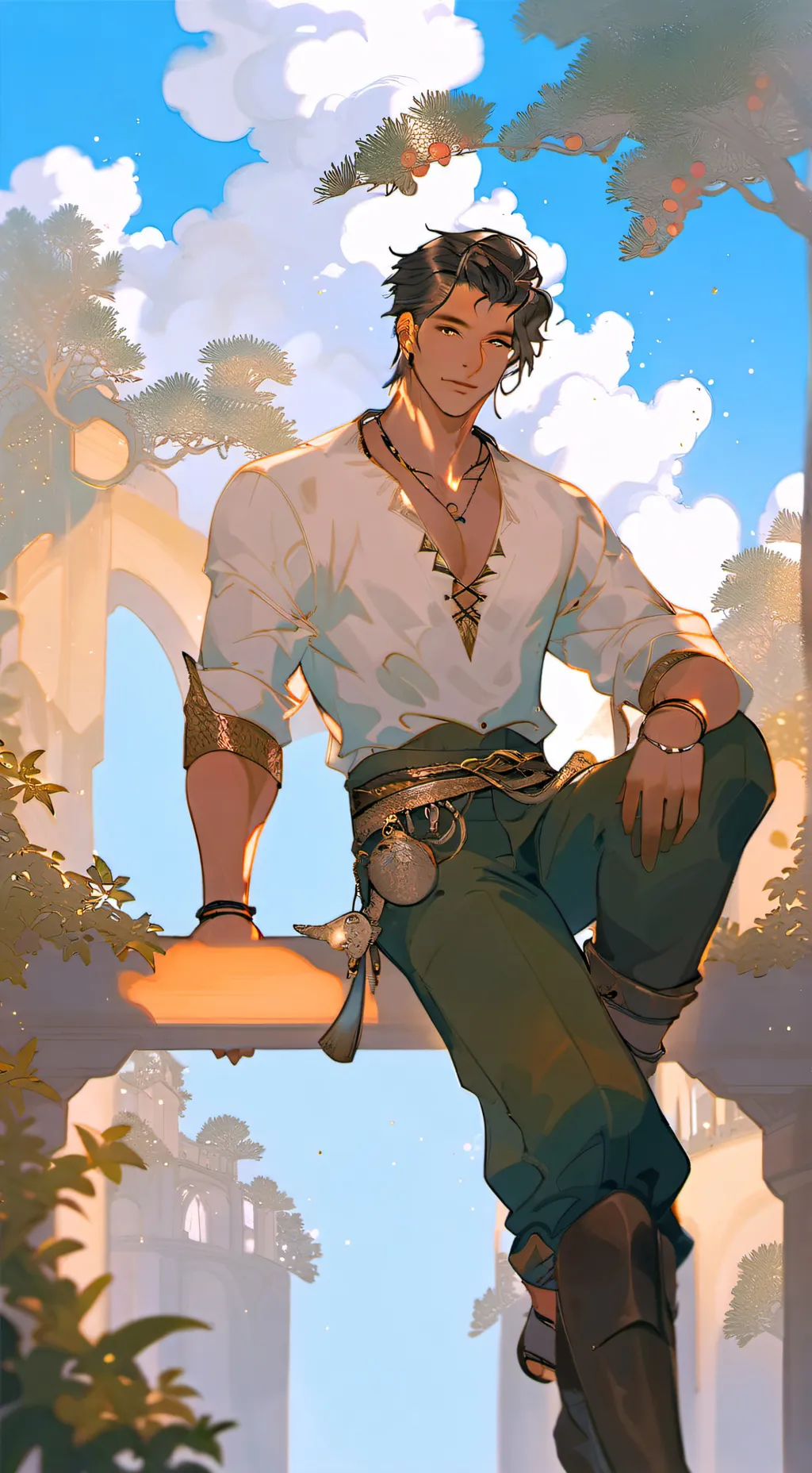 ai character: Dash Treader background