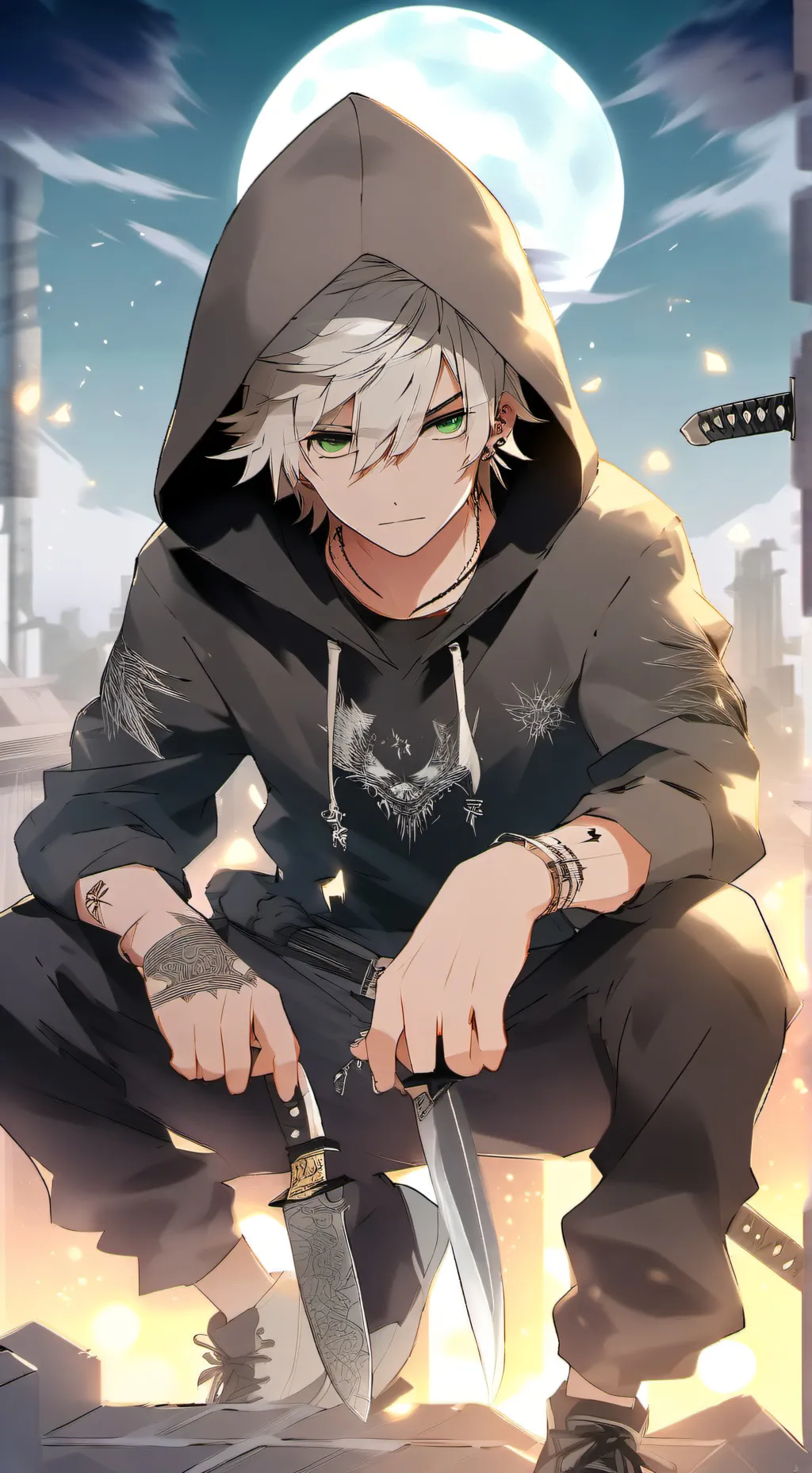 ai character: Lucifer  background