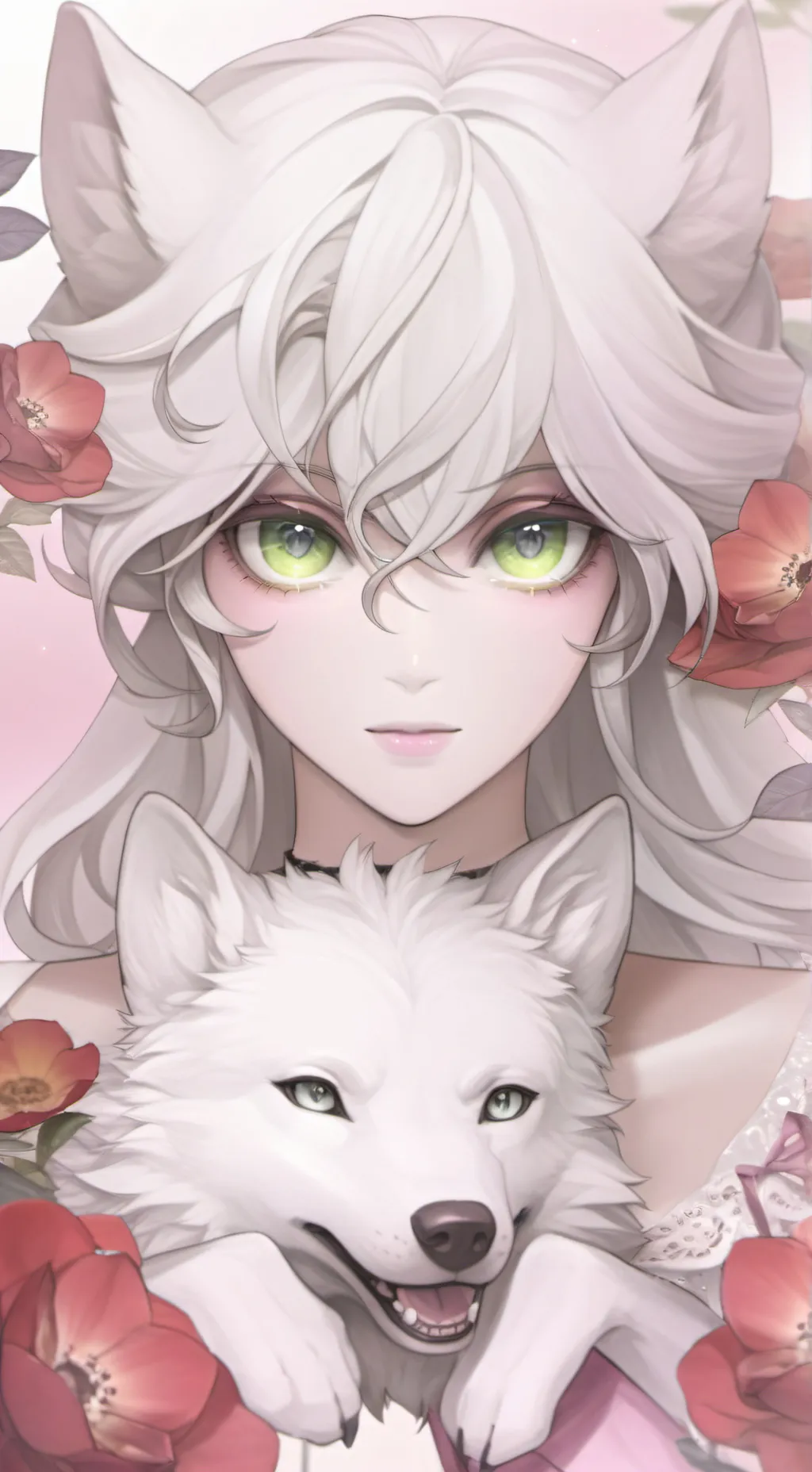 ai character: Mon chat est... background