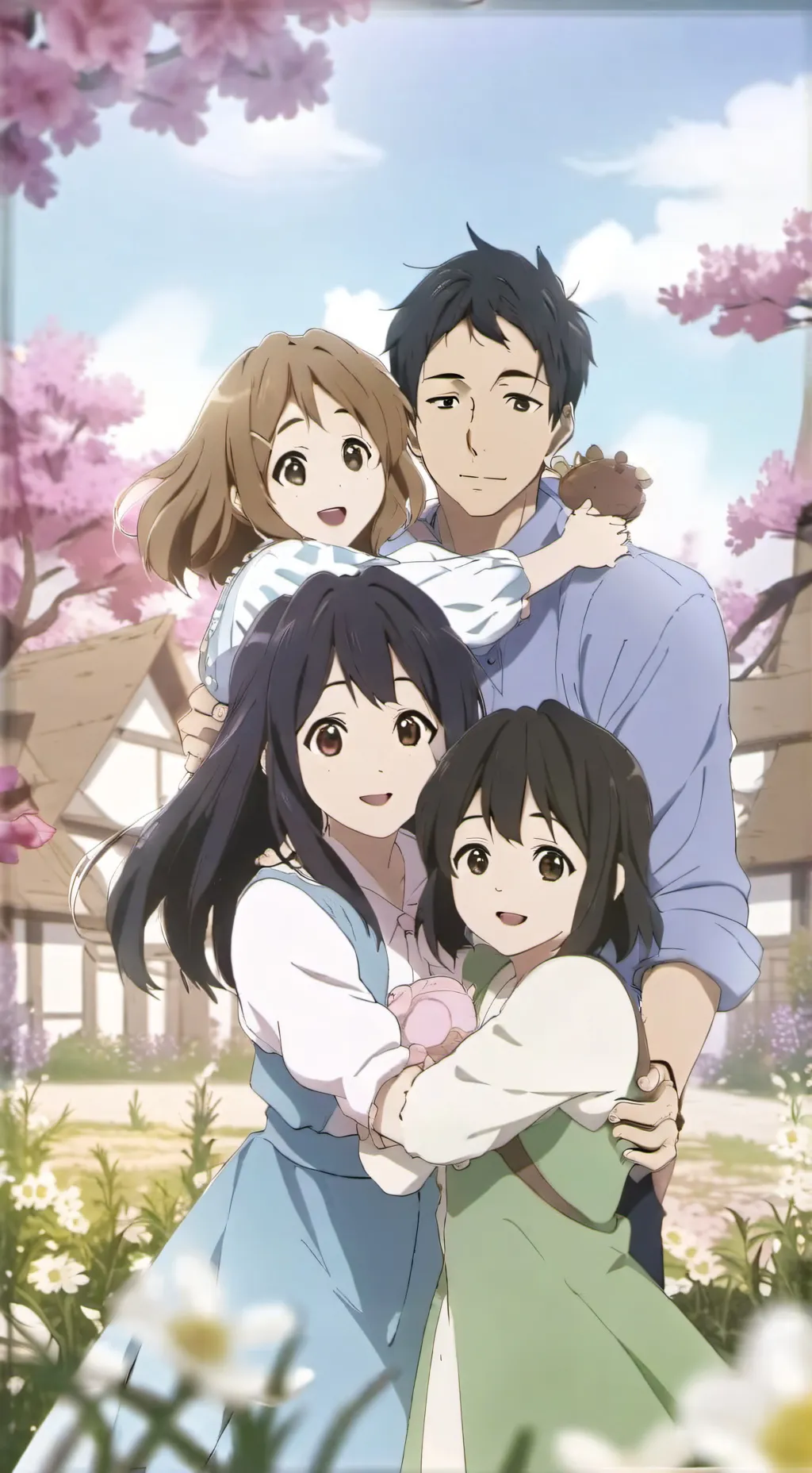 ai character: mean family +sis background