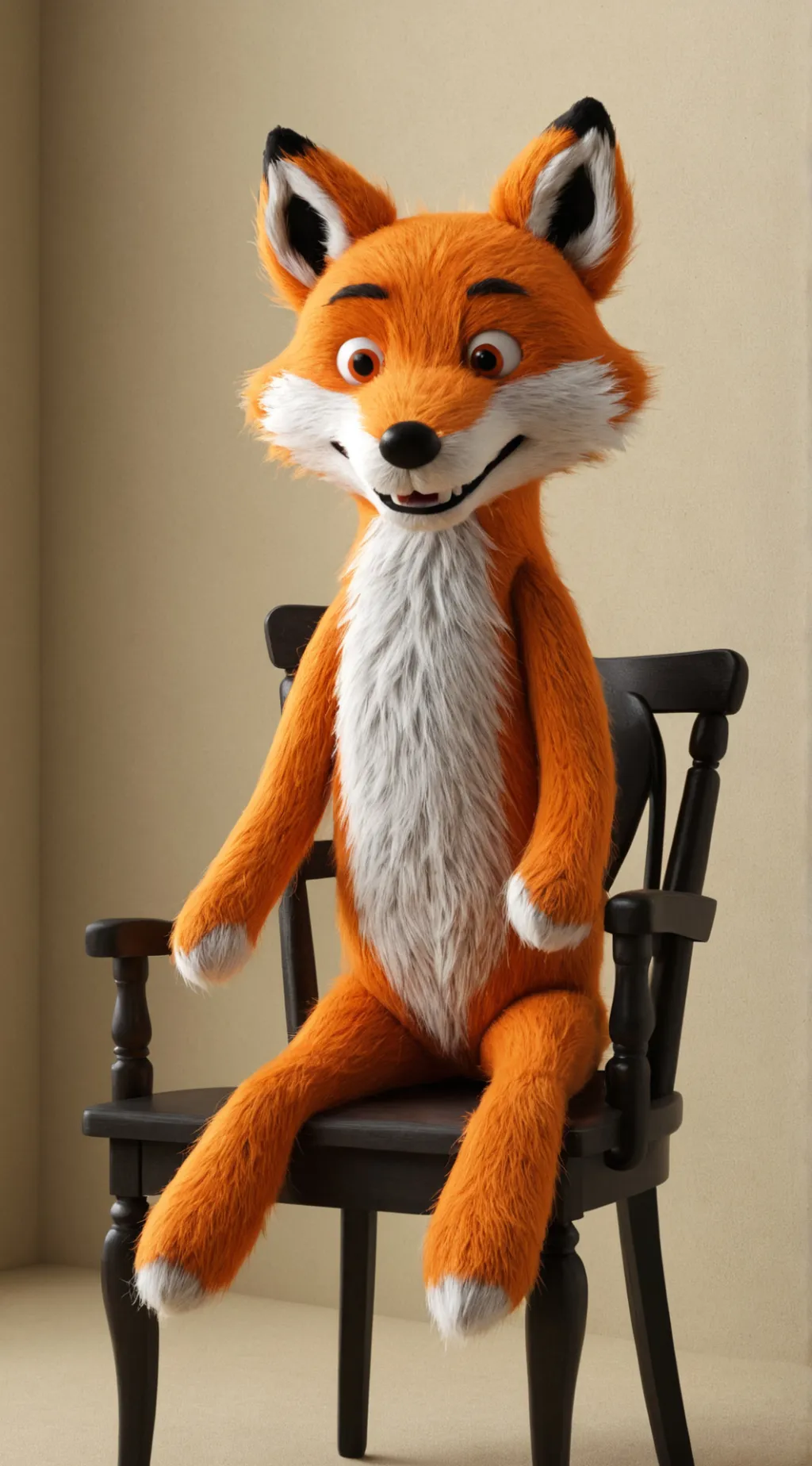 ai character: Stoned fox background