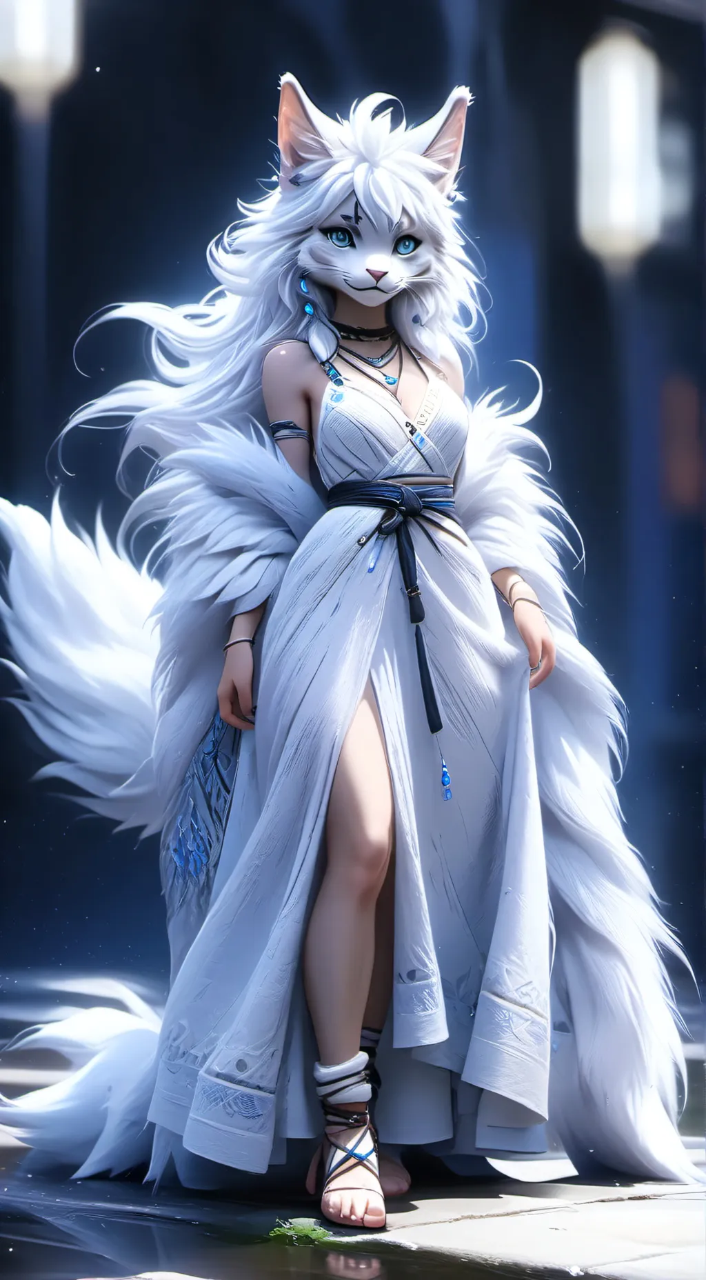 ai character: Lunatta  background