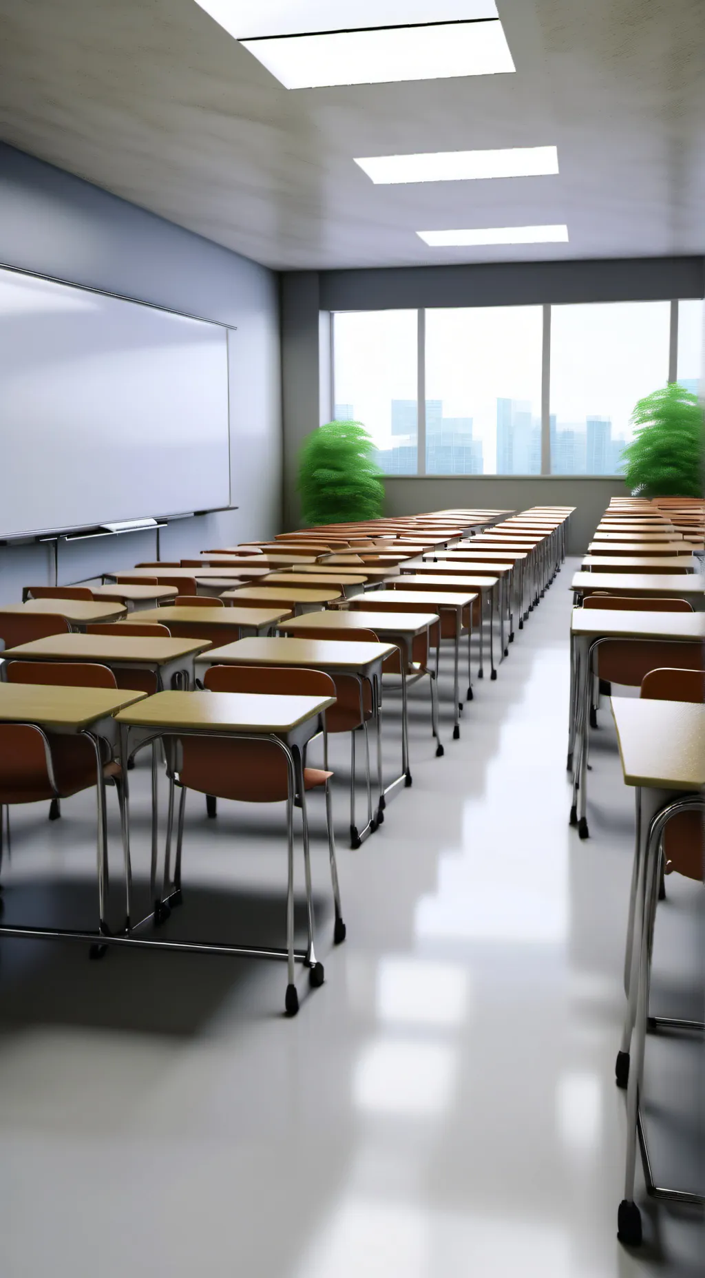 ai character: classroom  background