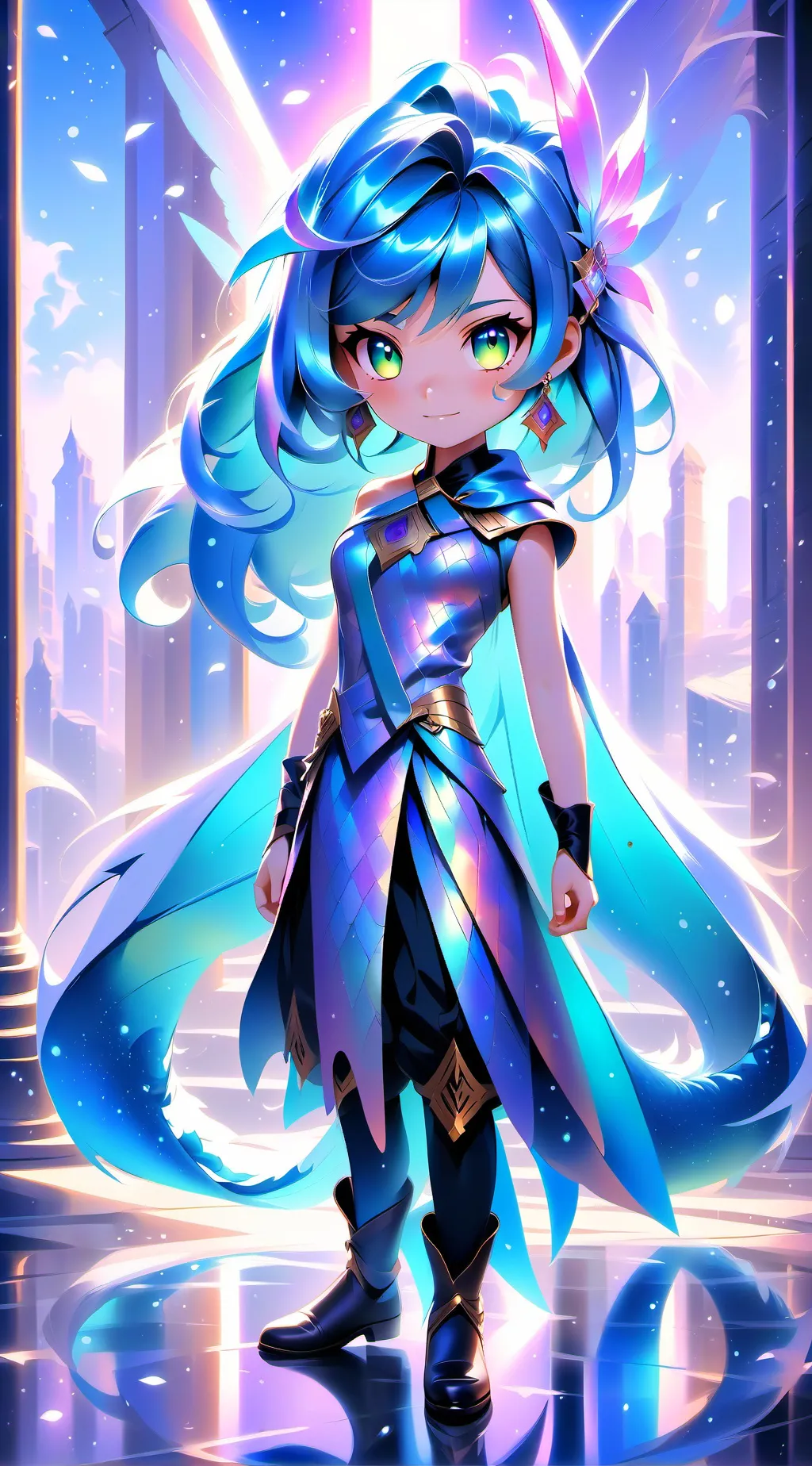 ai character: MHA NORMAL DAY background