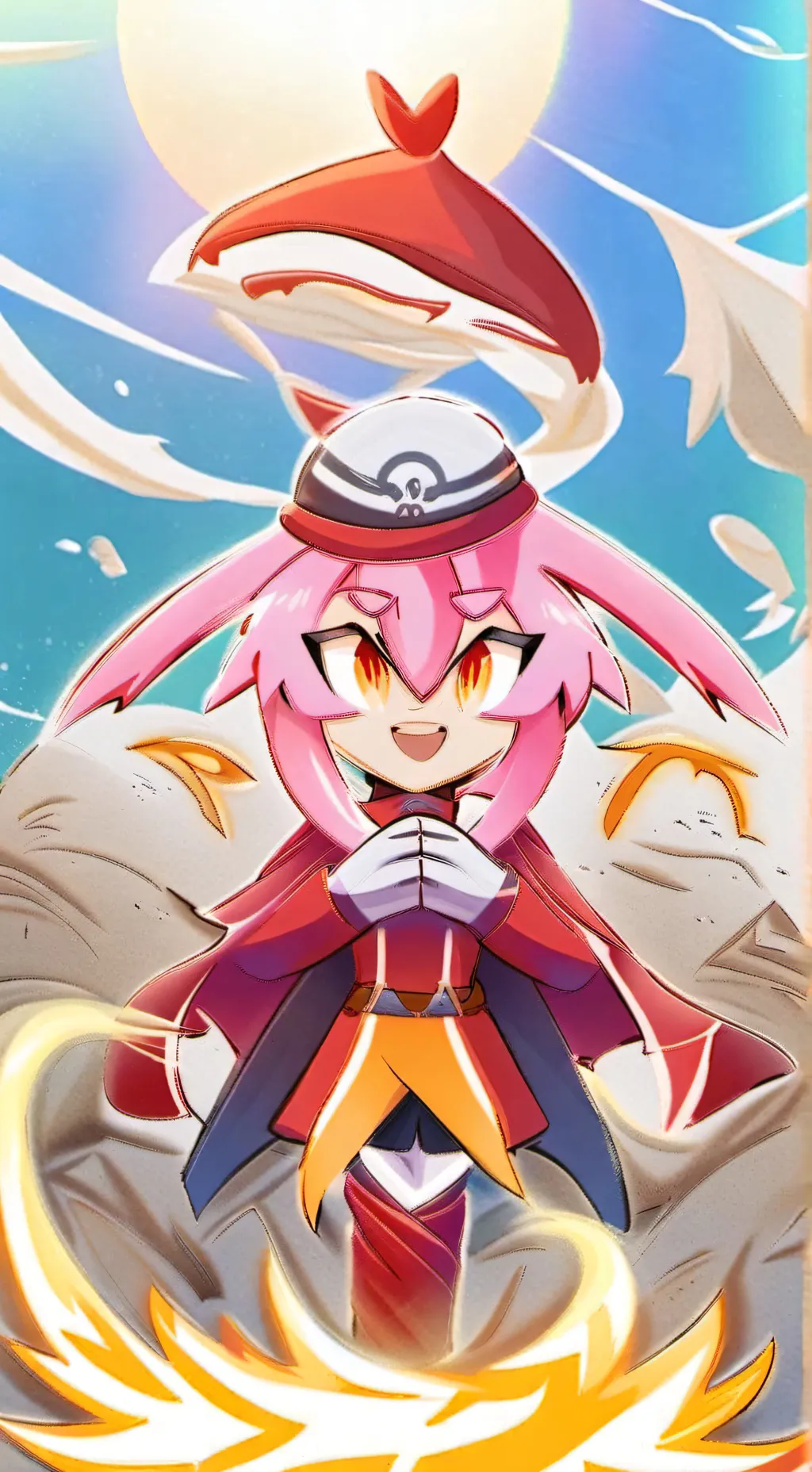 ai character: Amy rose background