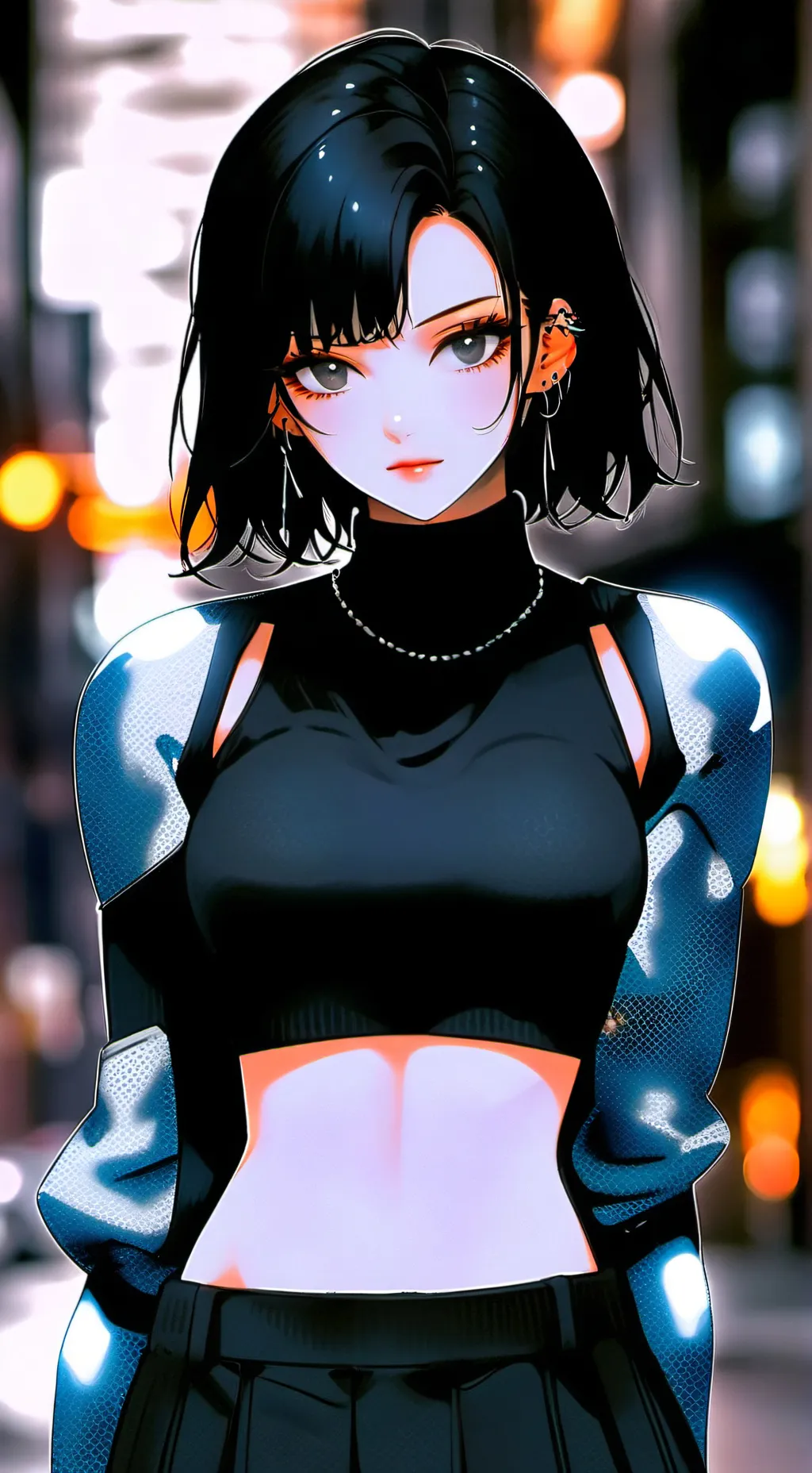 ai character: Aqua background