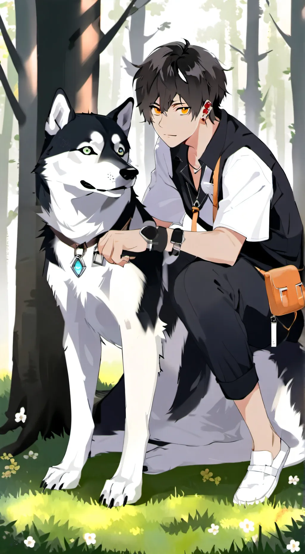 ai character: Phone Guardian  background